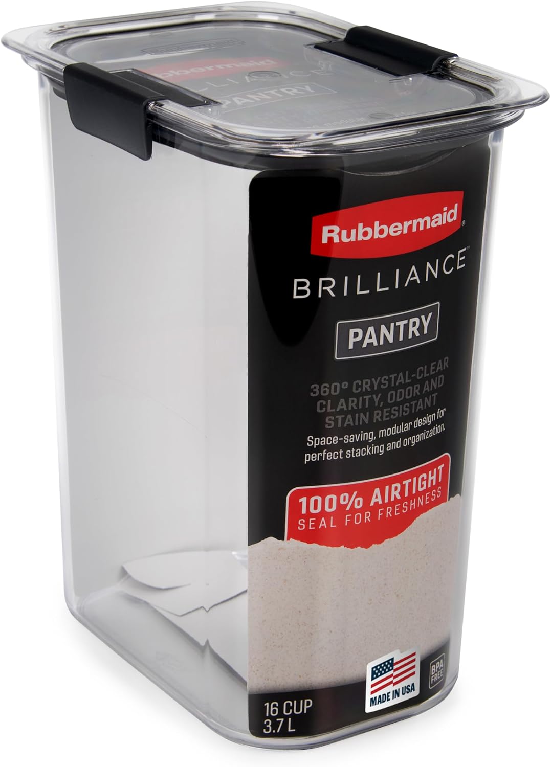 Rubbermaid Brilliance 16-Cup Airtight Food Storage Container - Image 2