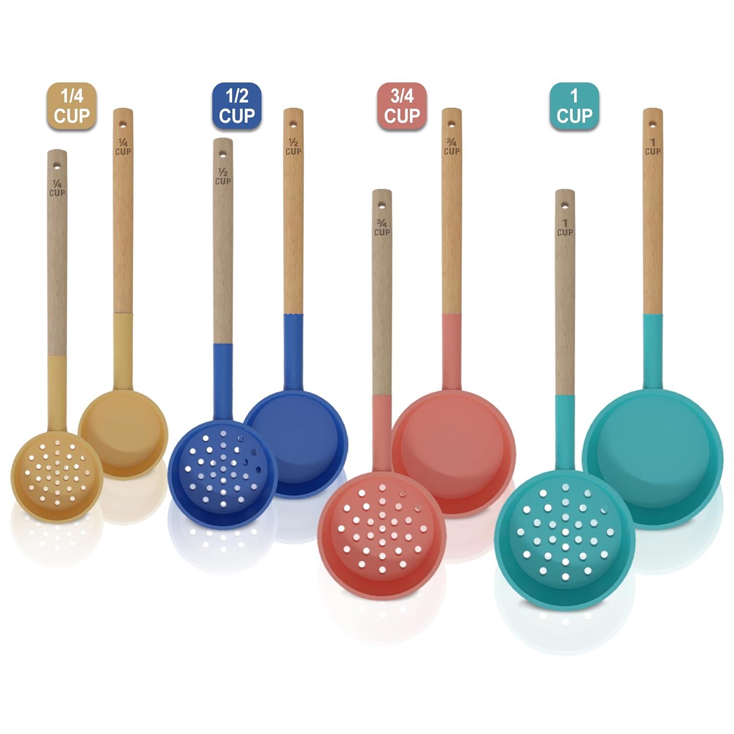 Silicone Portion Control Serving Spoons - Image 2