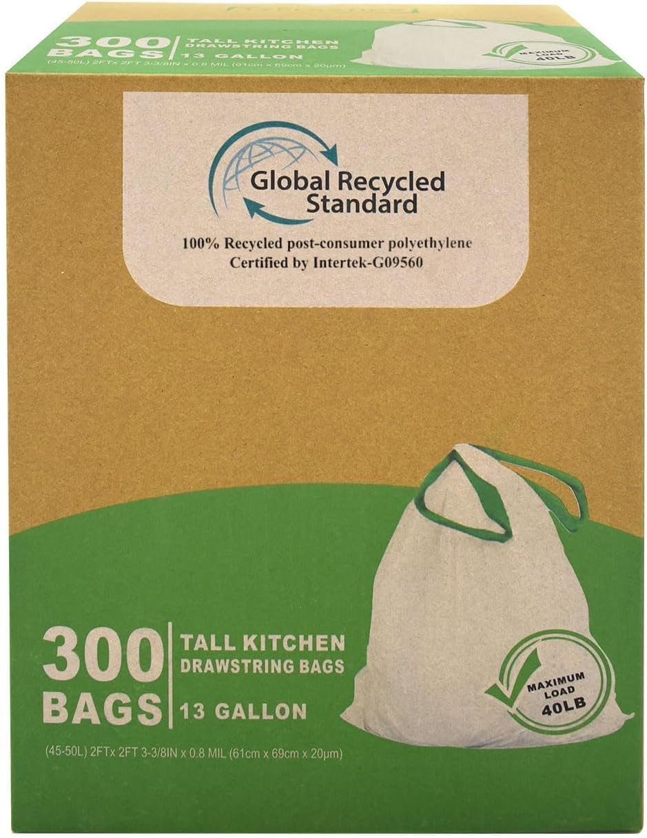 TYPLASTICS 13 Gallon Eco-Friendly Trash Bags - Image 2