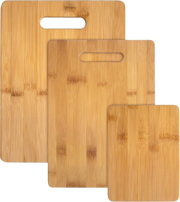 Totally Bamboo 3-Piece Bamboo Cutting Board Set - Image 2