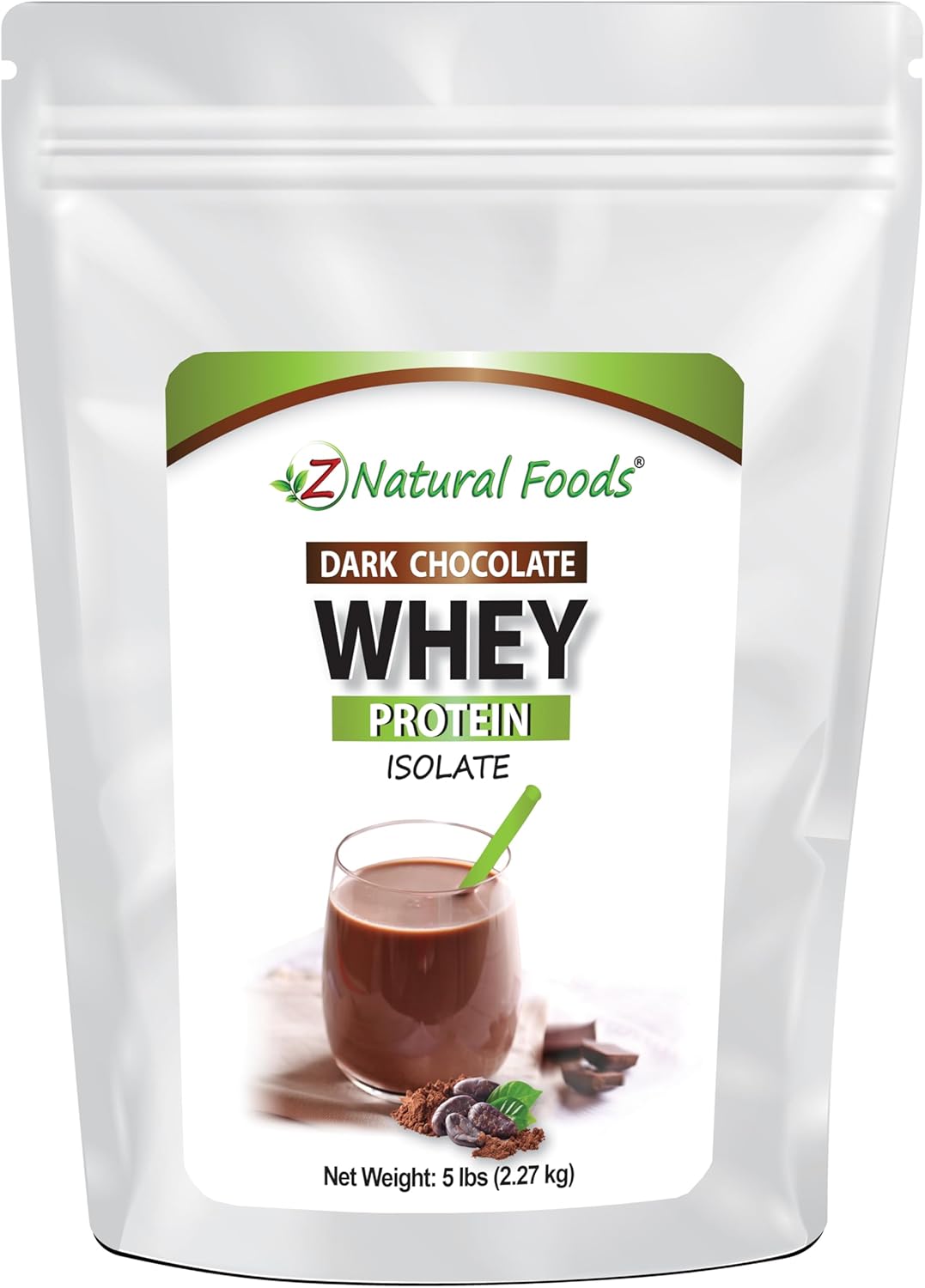 Z Natural Foods Dark Chocolate Whey Protein Isolate - Image 2