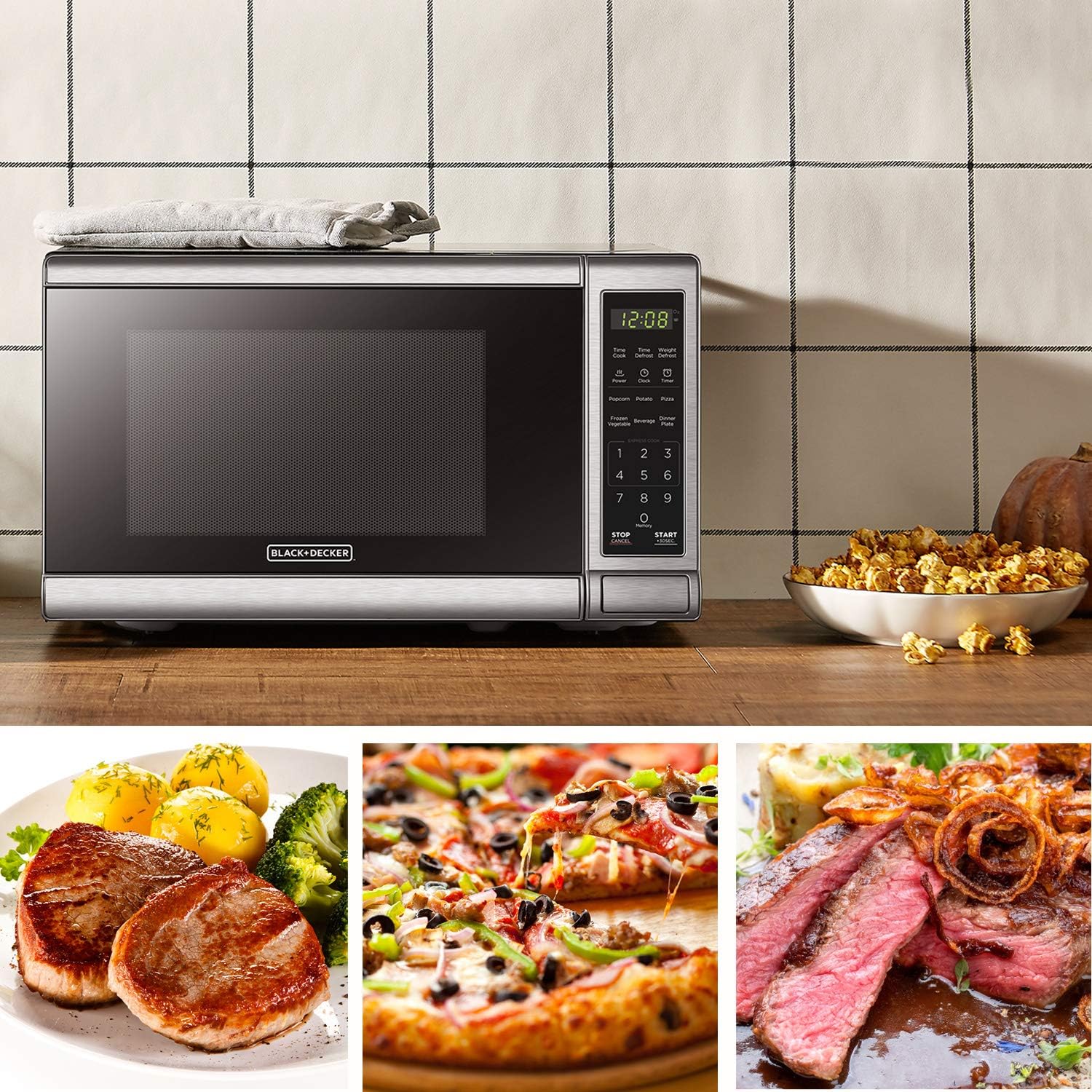 BLACK+DECKER 0.7 Cu.ft Digital Microwave Oven - Image 5