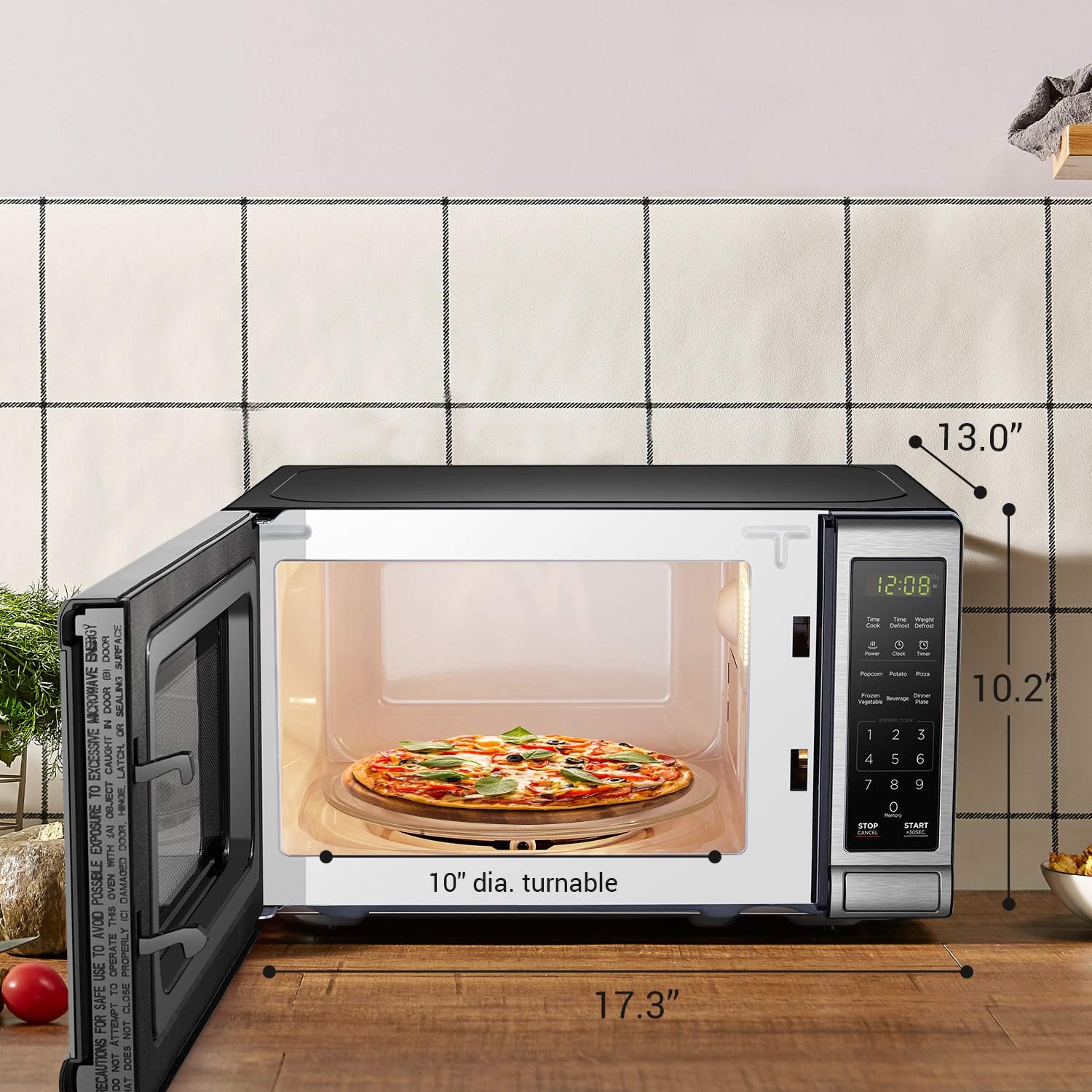 BLACK+DECKER 0.7 Cu.ft Digital Microwave Oven - Image 6