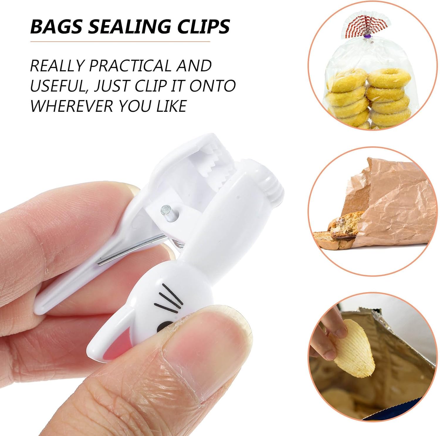 Cat Shaped Bag Clips for Snack Storage - Image 9