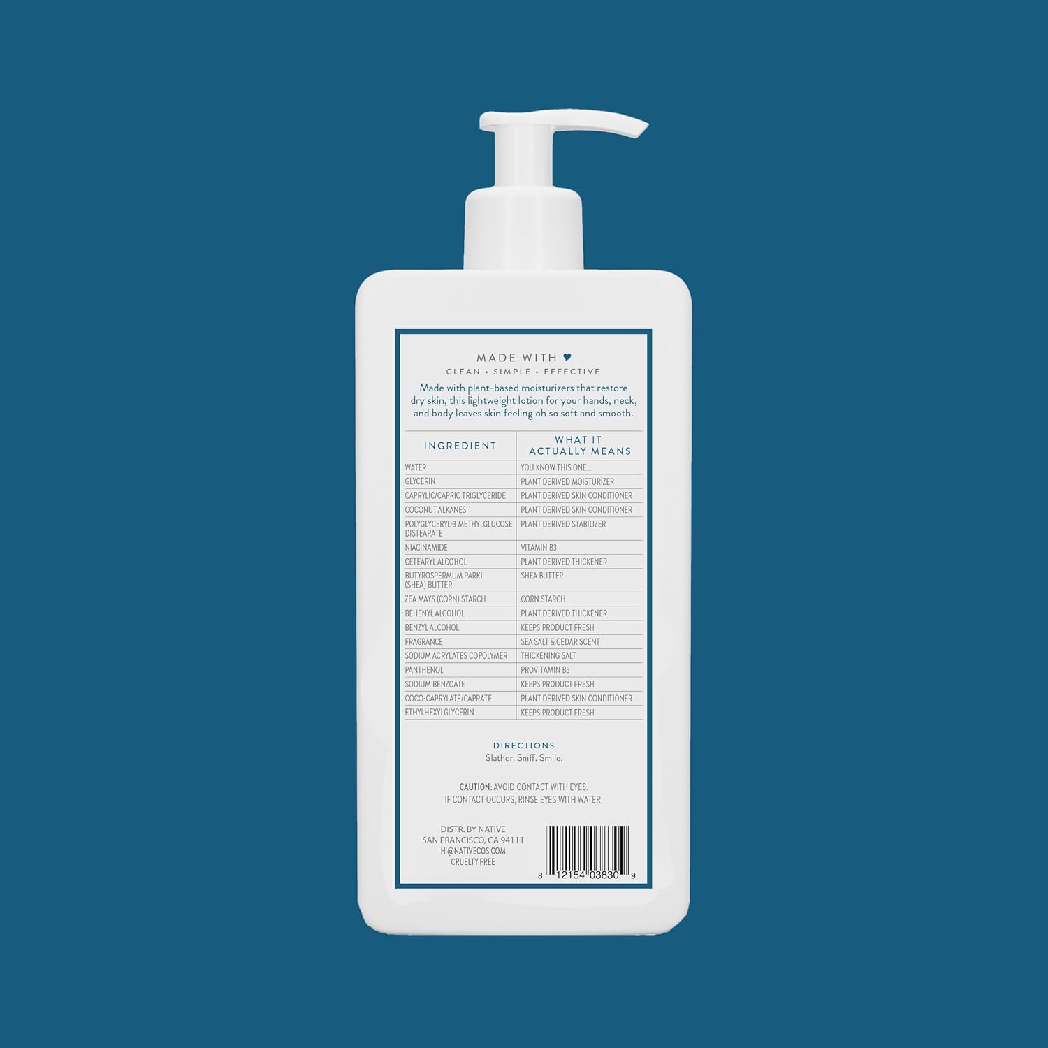 Native Body Lotion With Naturally Derived Plant-Based Moisturizers - Image 3