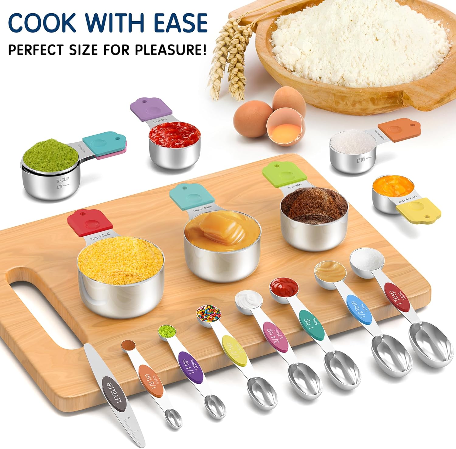 Magnetic Measuring Cups and Spoons Set - Image 7