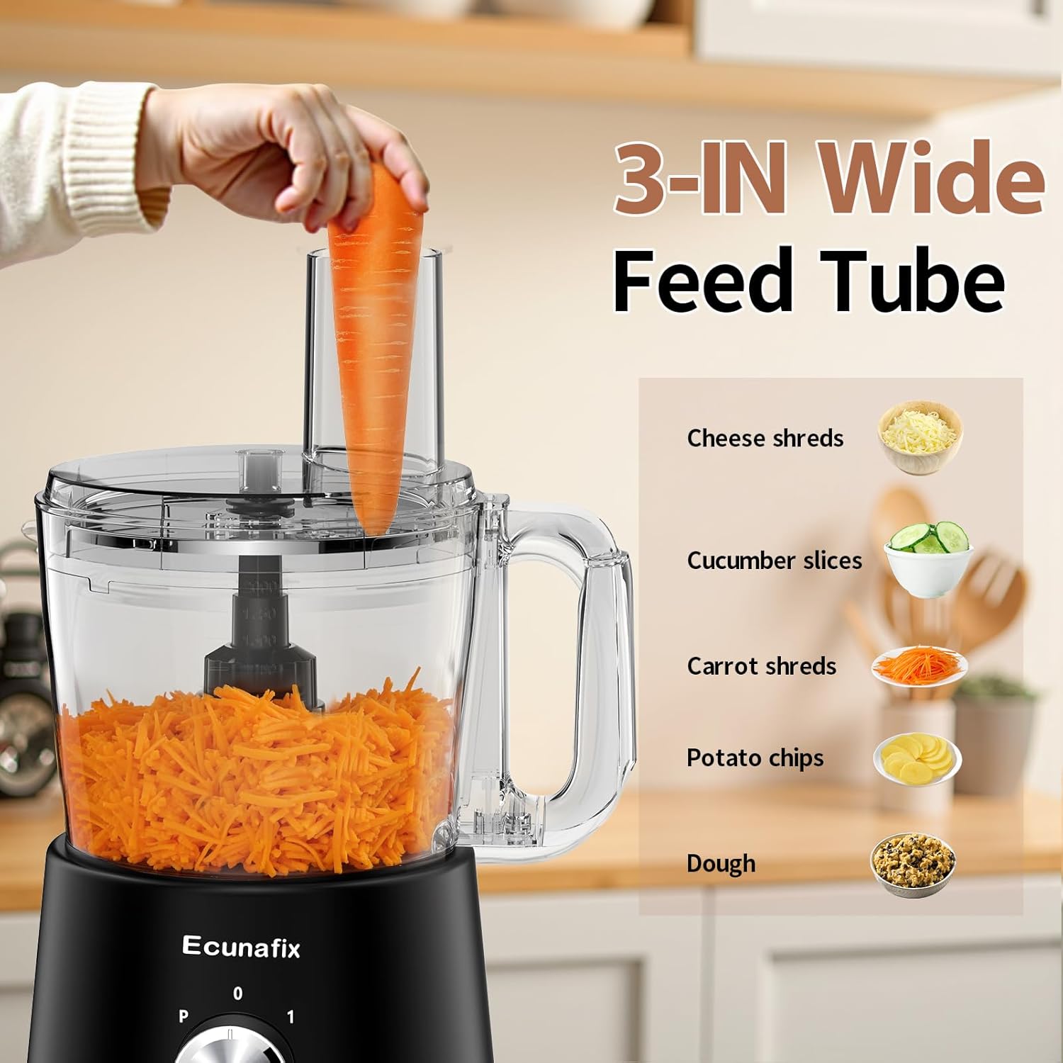 Food Processor and Vegetable Chopper 600W - Image 7