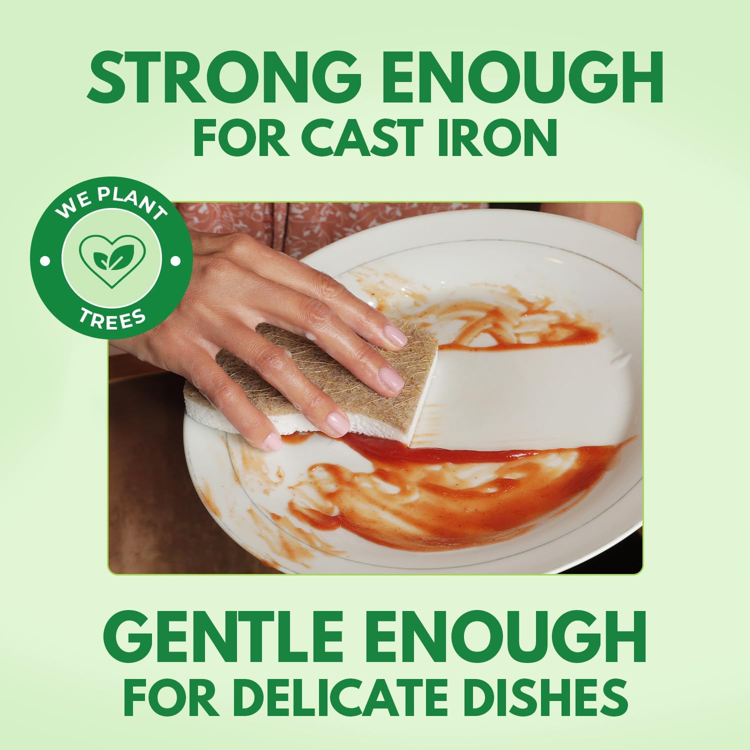 Eco Friendly Dishwashing Sponges Pack - Image 4