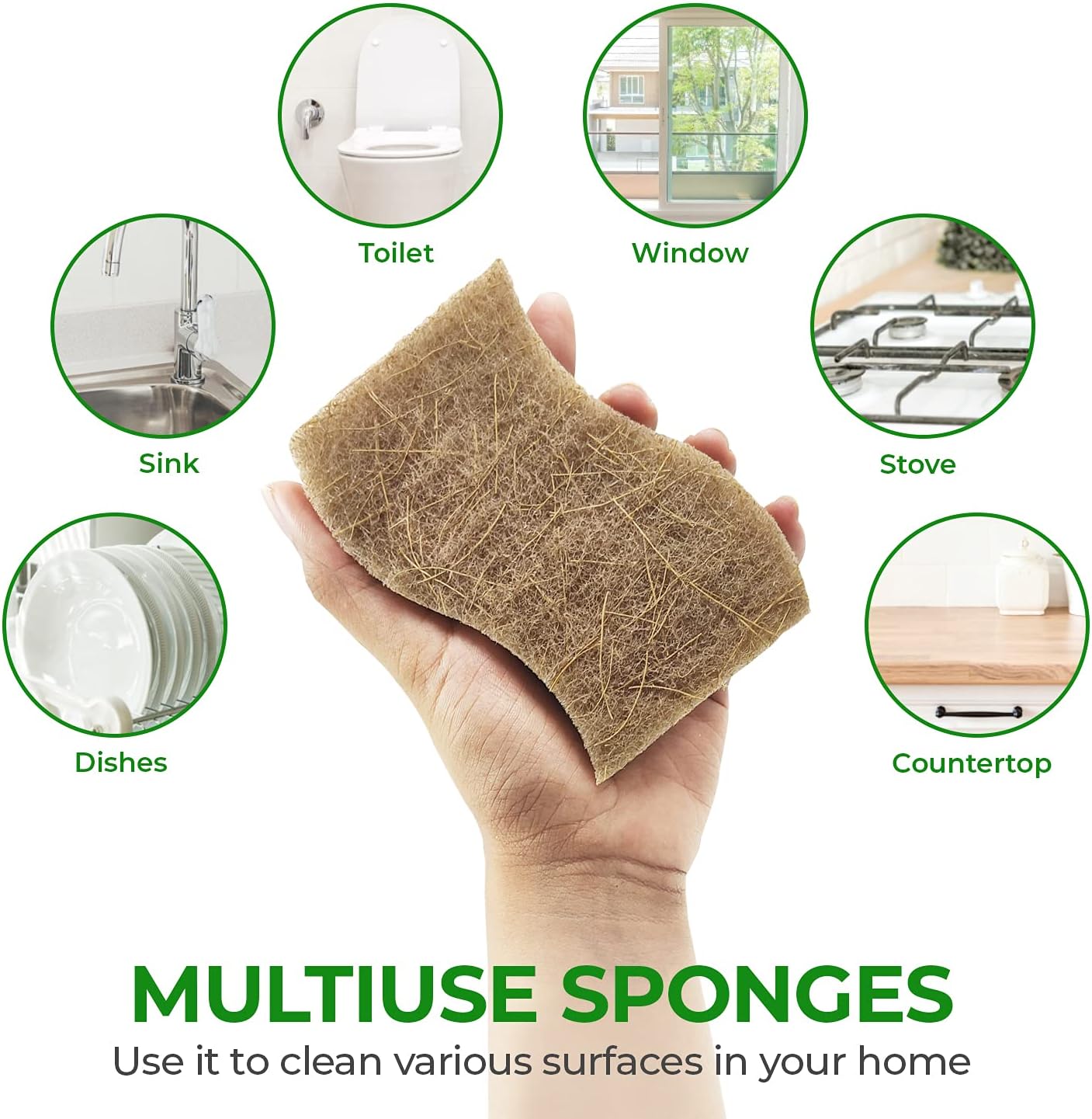 Eco Friendly Dishwashing Sponges Pack - Image 8