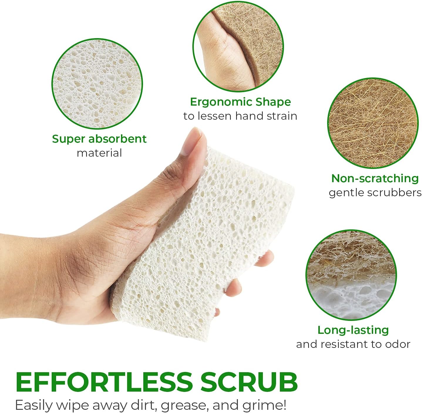 Eco Friendly Dishwashing Sponges Pack - Image 9