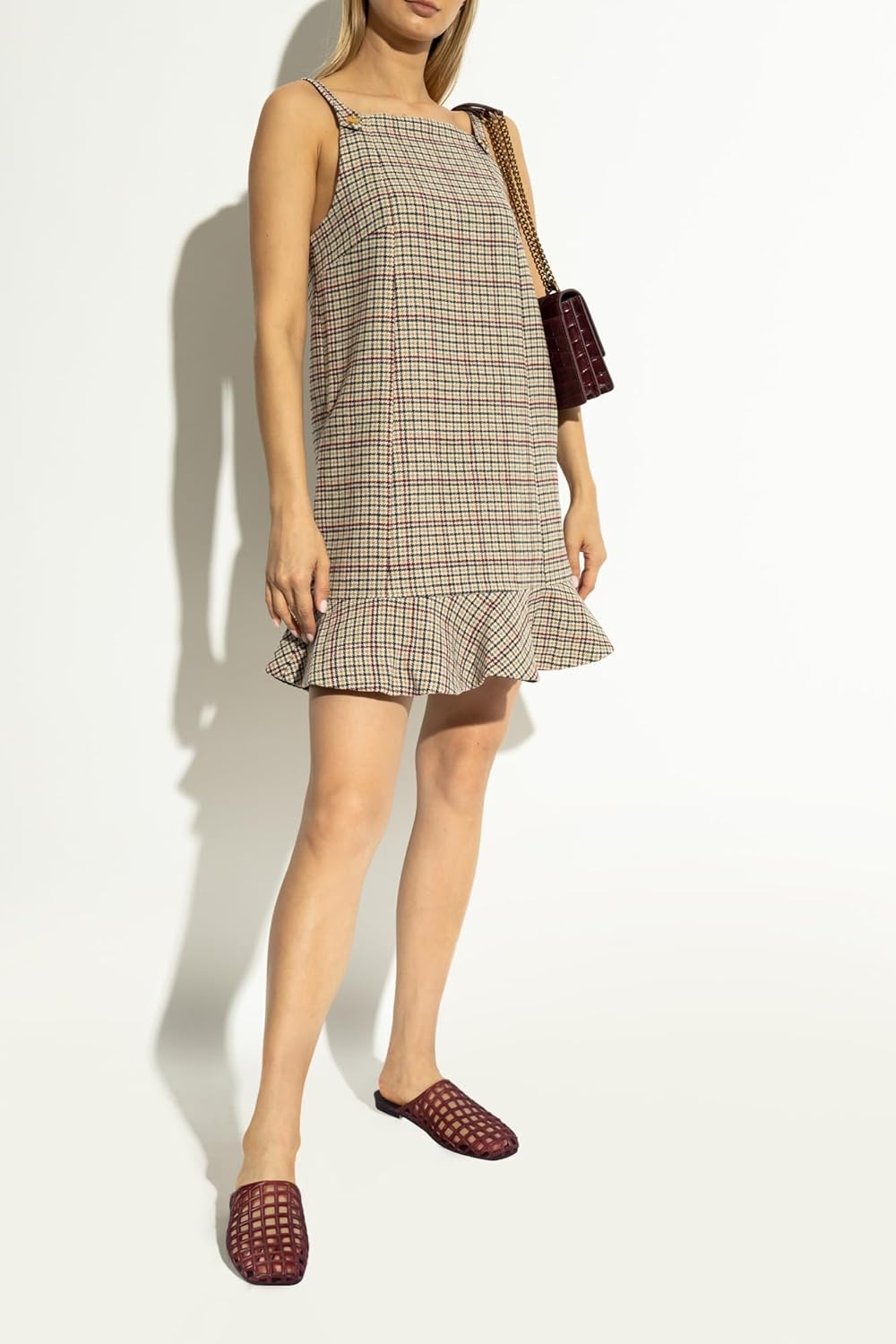 Women's Red Jelly Mesh Slides - Image 7