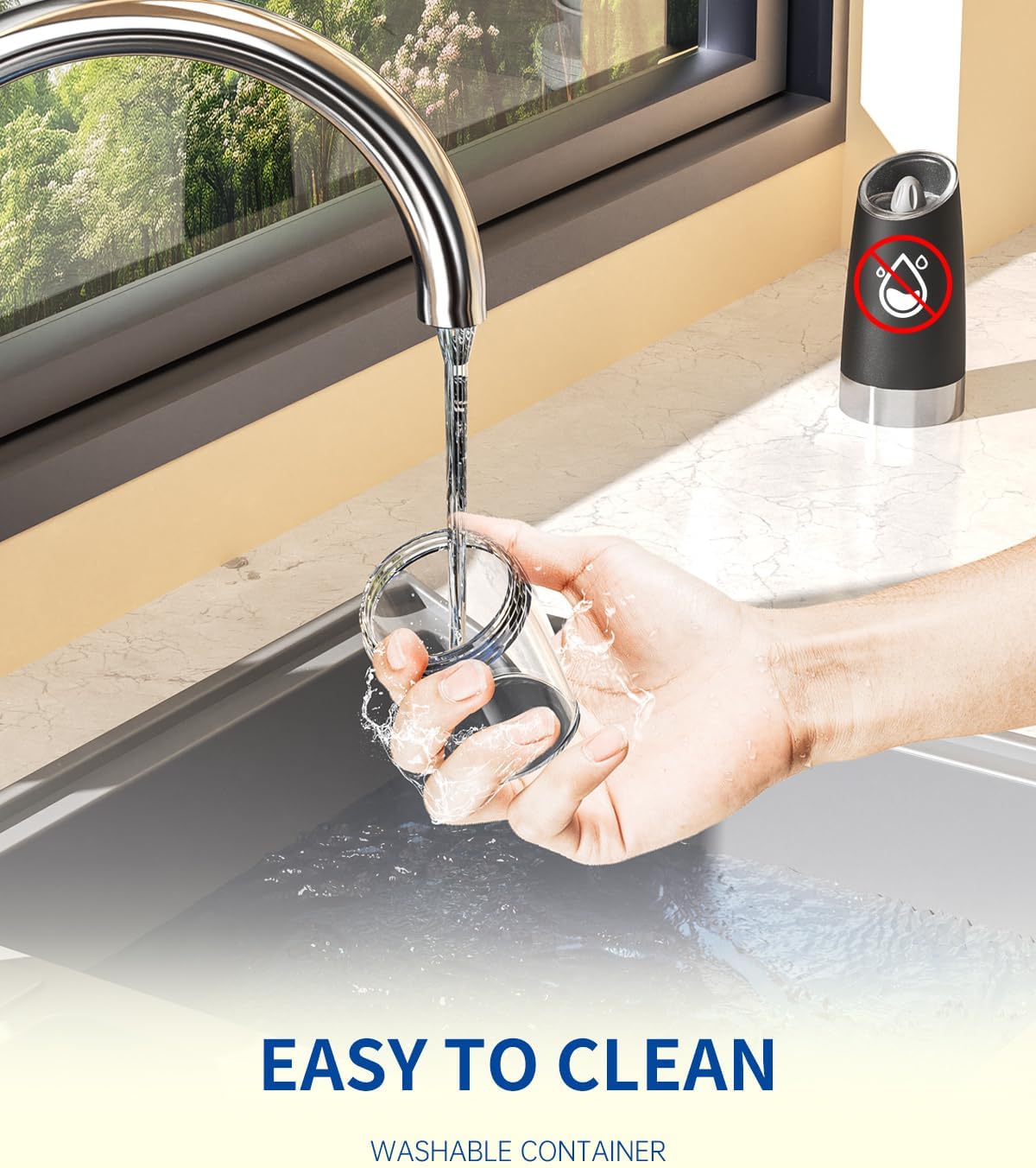 CIRCLE JOY Automatic Salt and Pepper Grinder Set - Image 9