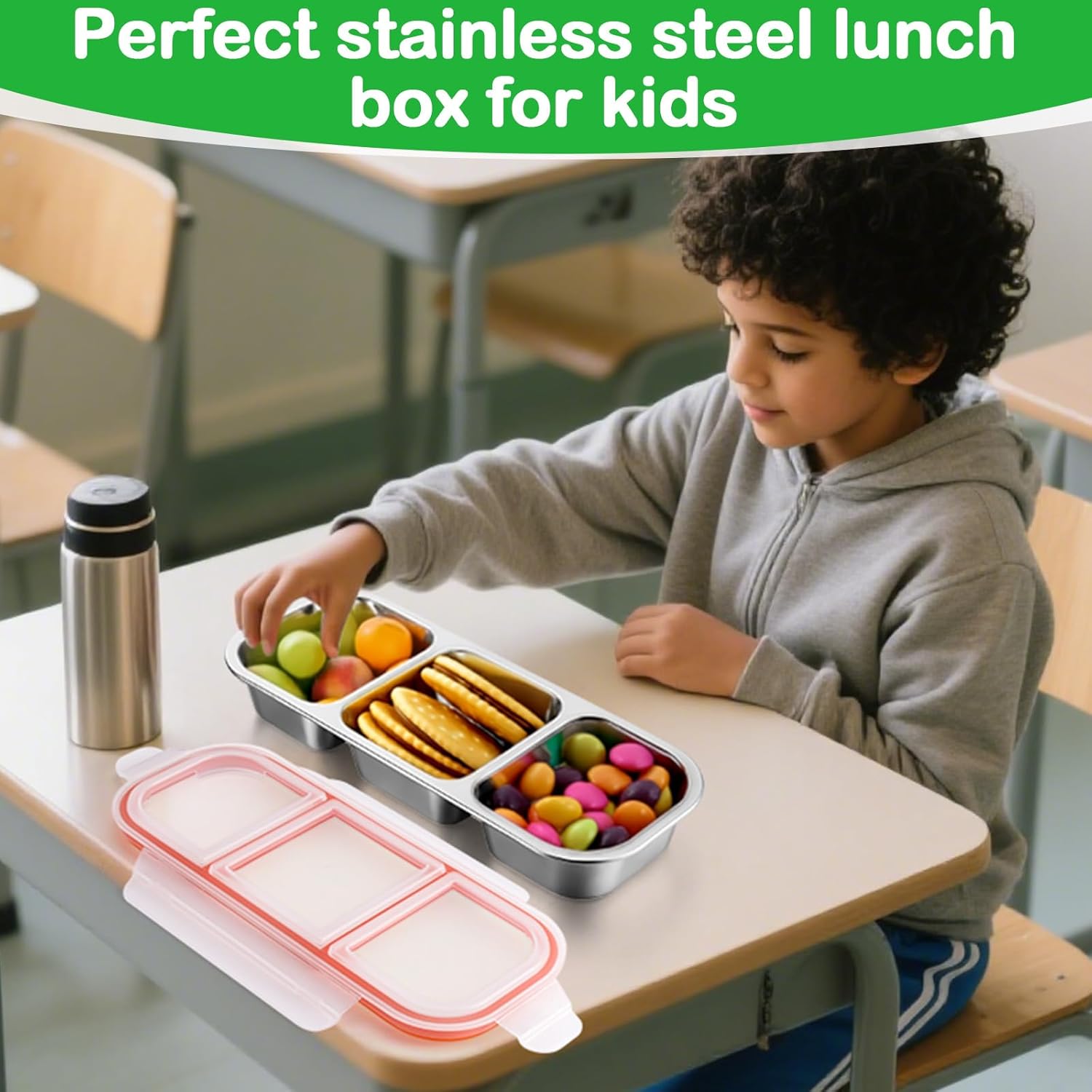 Juome Stainless Steel Snack Containers - Image 7