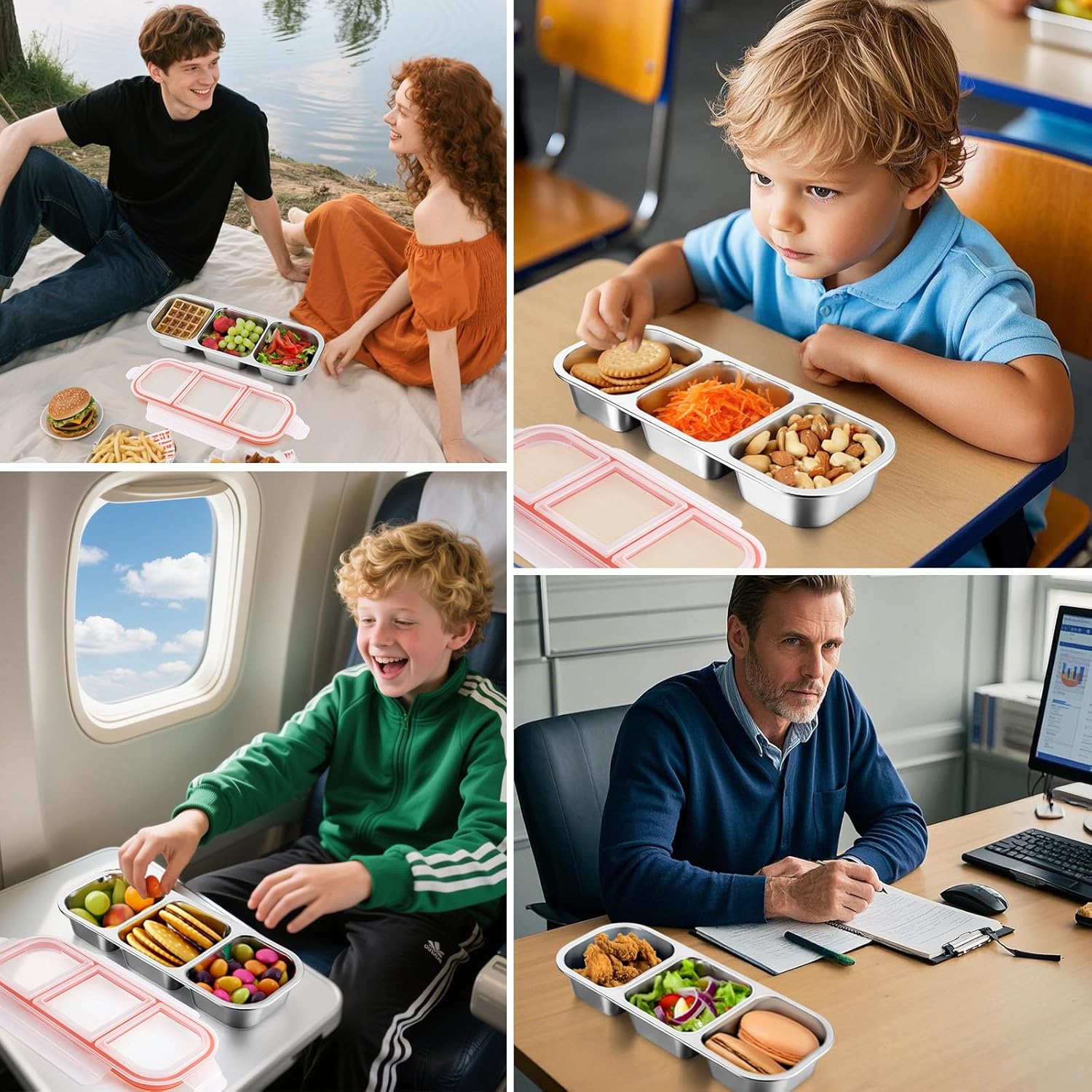 Juome Stainless Steel Snack Containers - Image 8