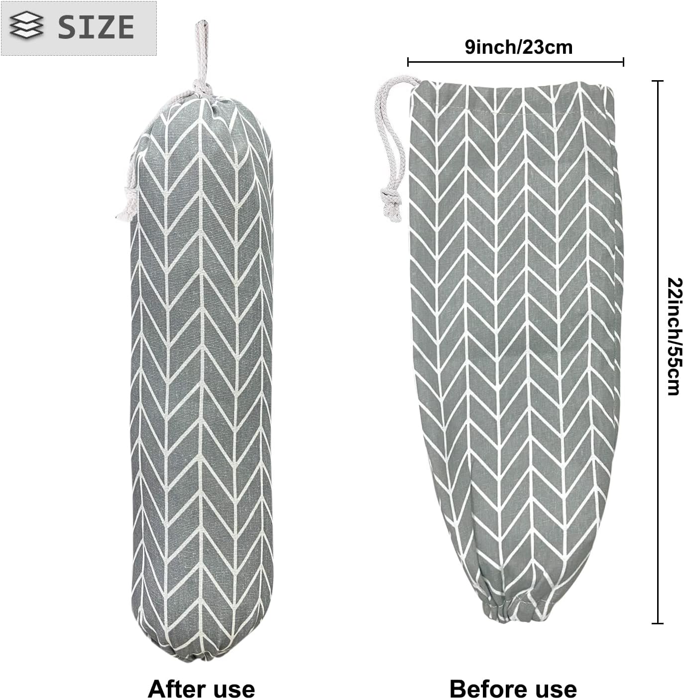 Wall Mount Grocery Bag Organizer - Image 3