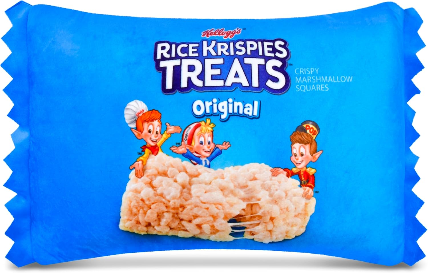 Icream Rice Krispies Treats Package Pillow Set with Plushie Sherpa Cereal Bar Mini Pillows - Image 5