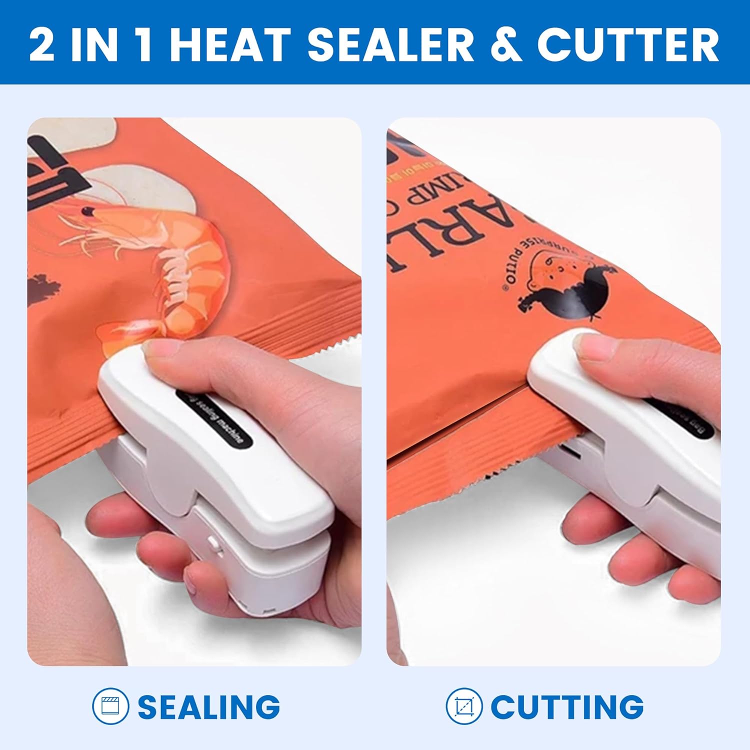 Mini Bag Sealer with Cutter - Image 4