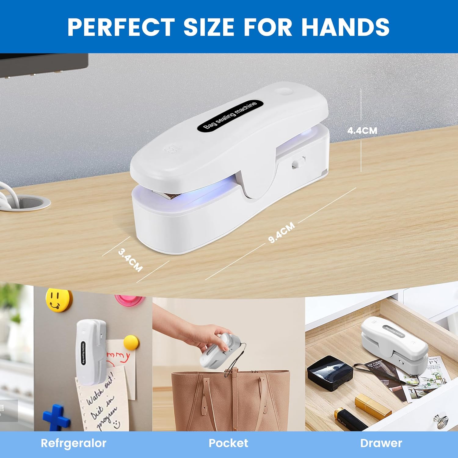 Mini Bag Sealer with Cutter - Image 8