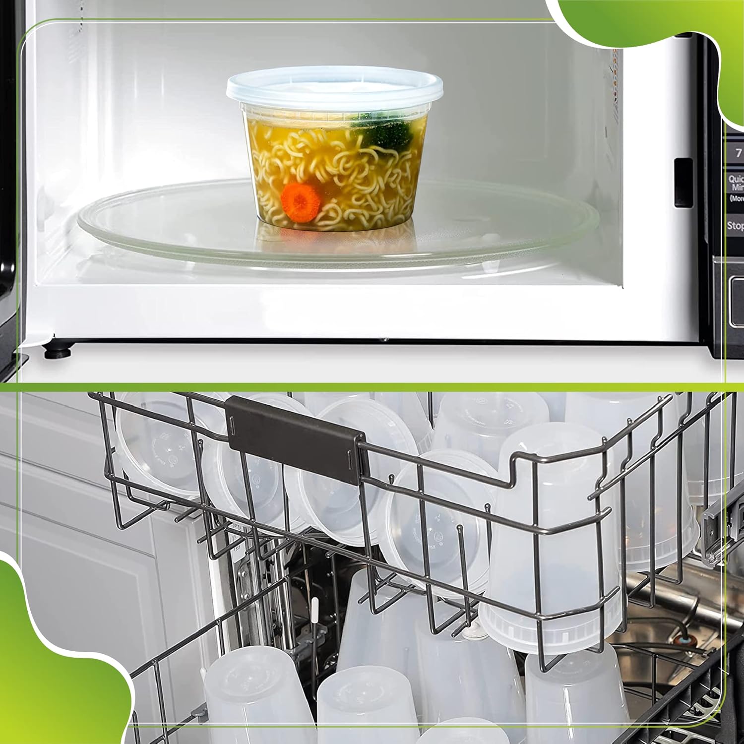 Deli Containers with Leakproof Lids - Image 3