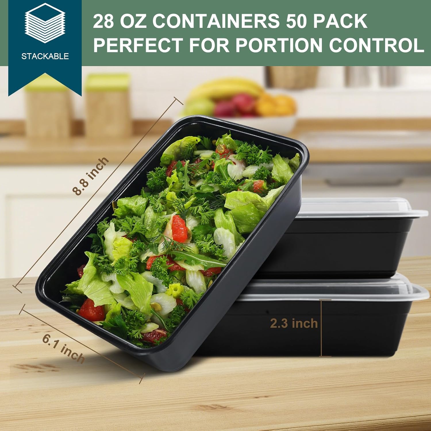 Reusable Food Storage Containers 50 Pack - Image 4