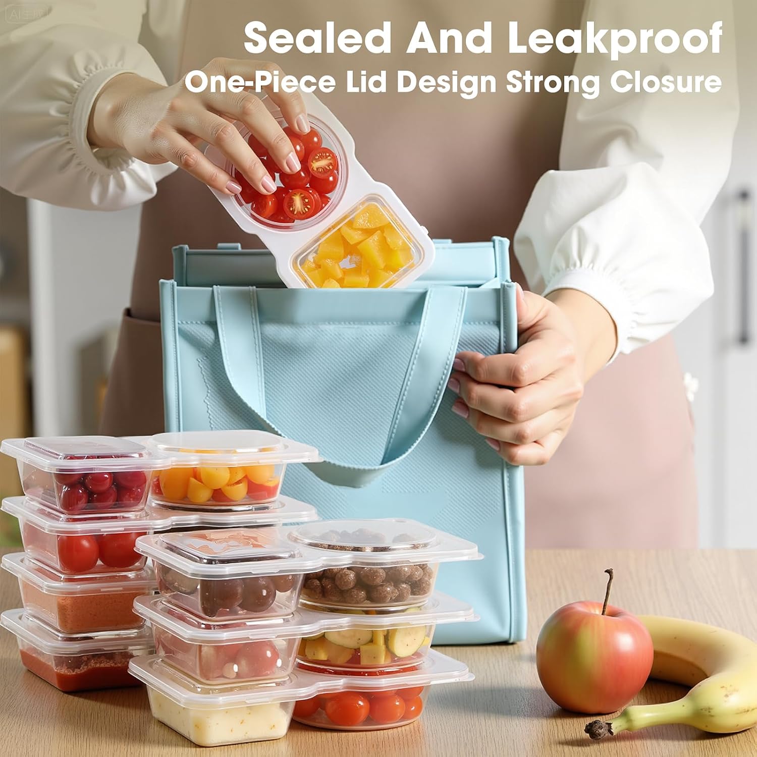 Reusable Snack Containers with Lids - Image 6