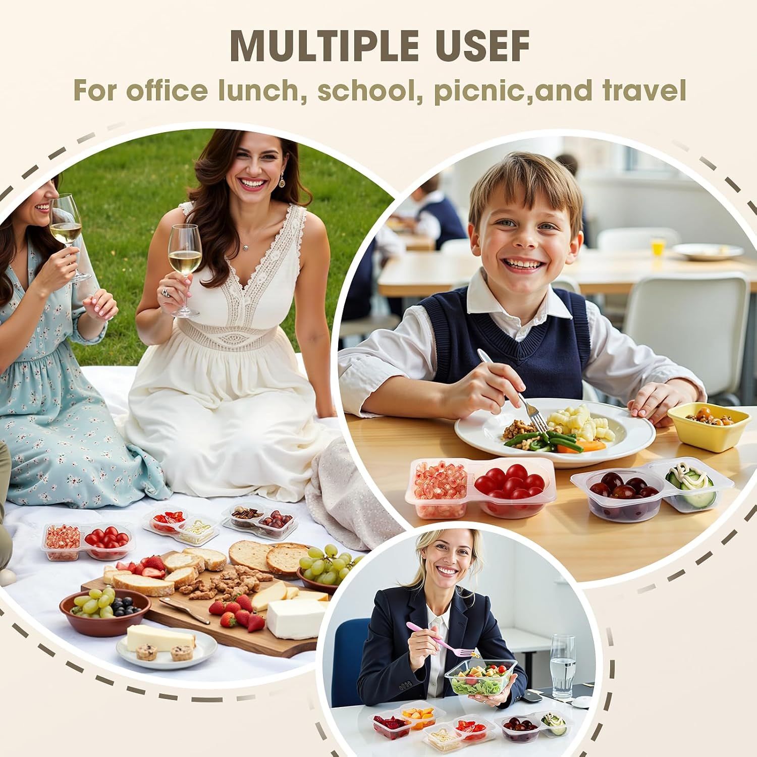 Reusable Snack Containers with Lids - Image 8