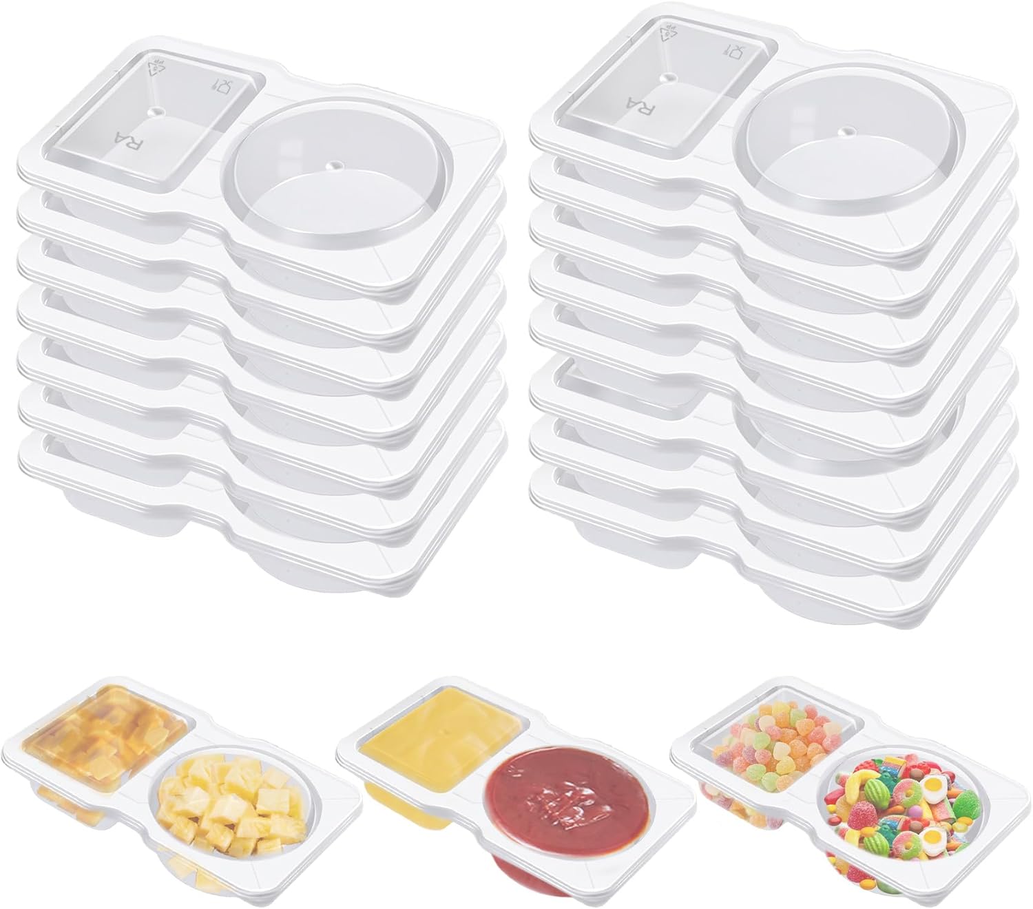 Reusable Snack Containers with Lids - Image 2