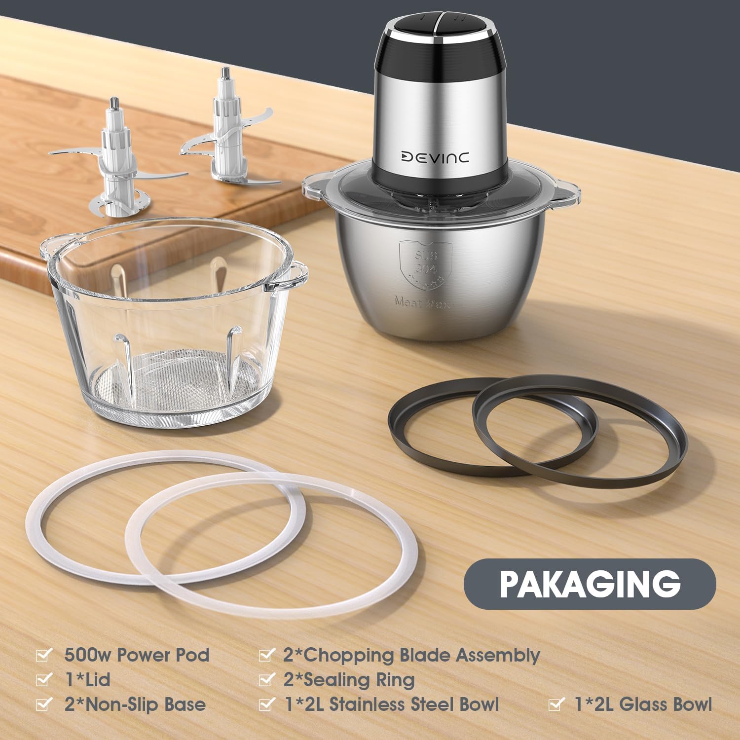 Electric Mini Food Chopper & Meat Grinder - Image 9