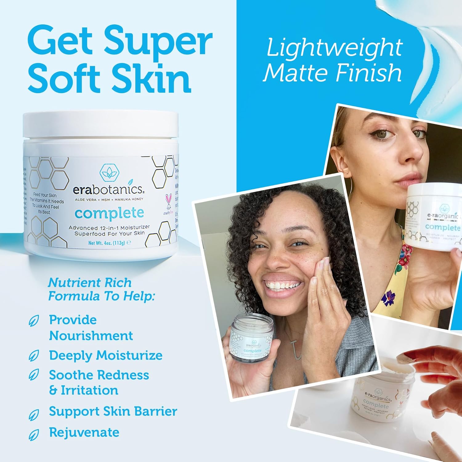 Era Organics Advanced Face Moisturizer Cream - Image 4