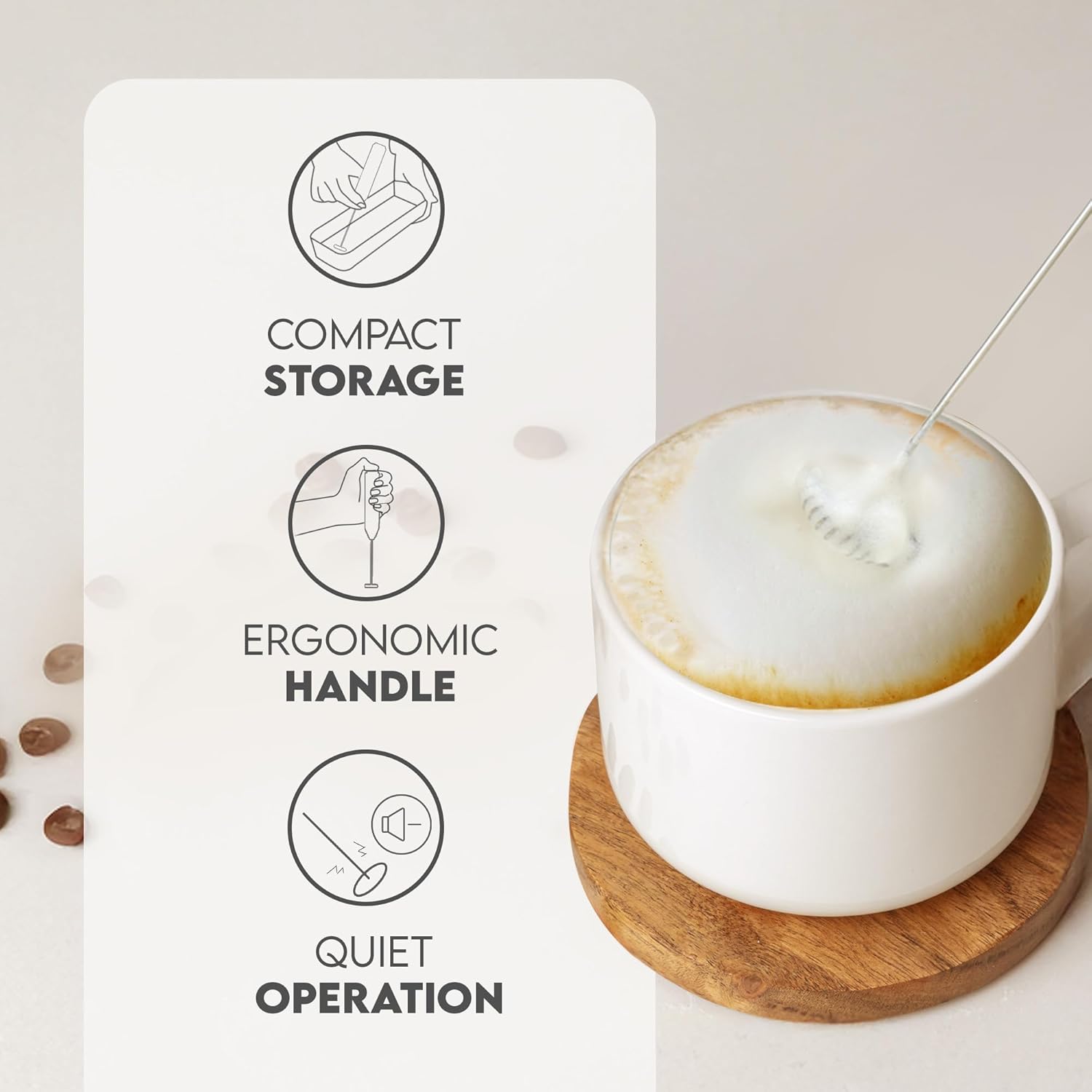 Zulay Kitchen Milk Frother Wand - Image 4