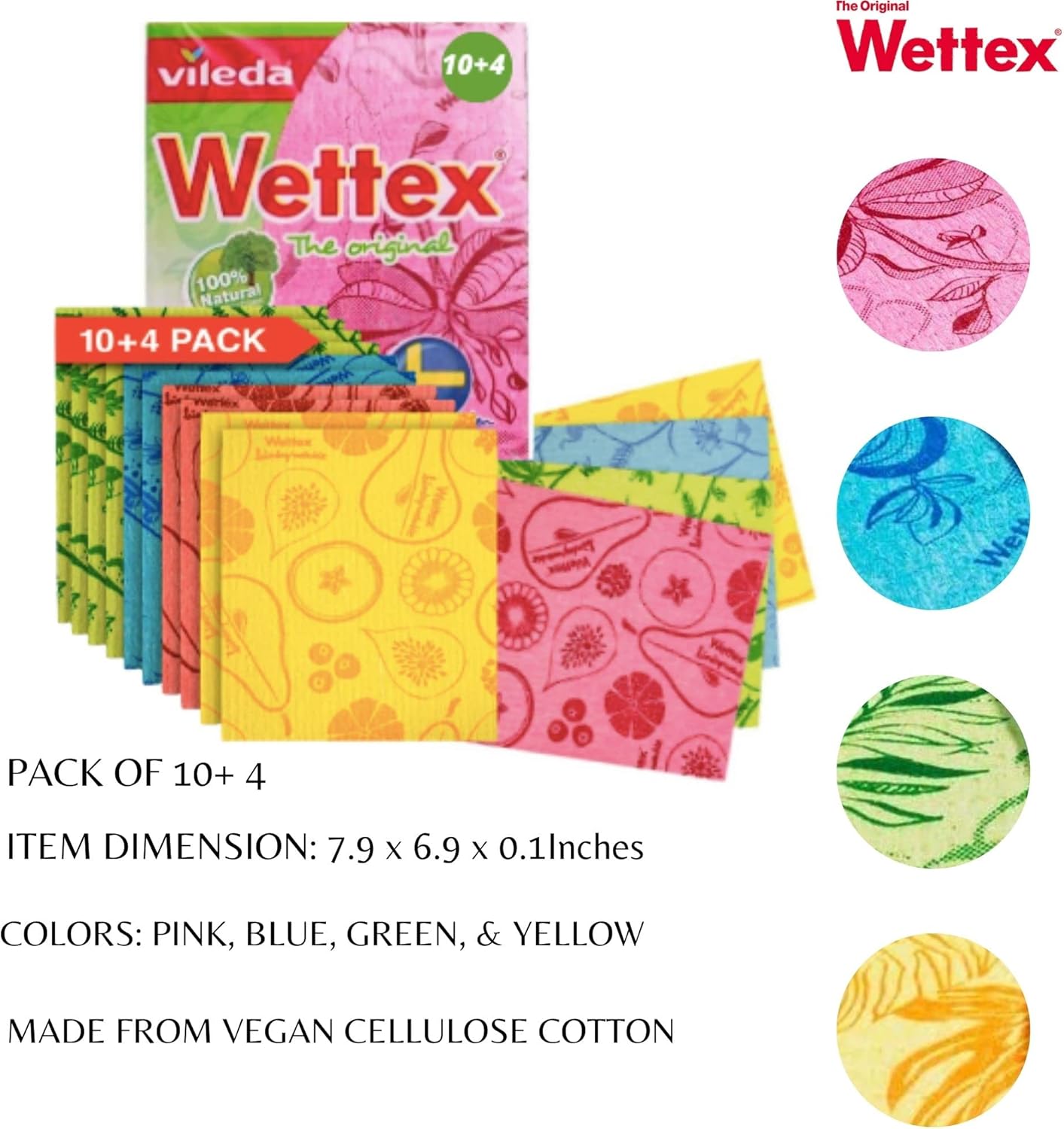 Eco Friendly Swedish Dishcloth Set - Image 6