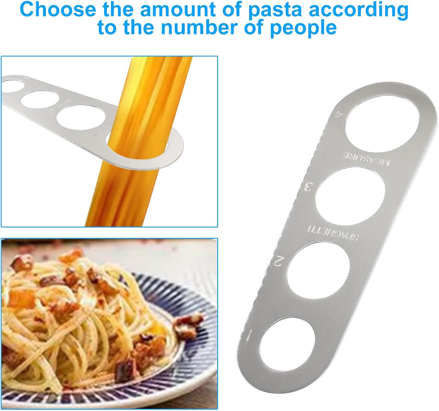 Stainless Steel Pasta Measuring Tool - Image 6