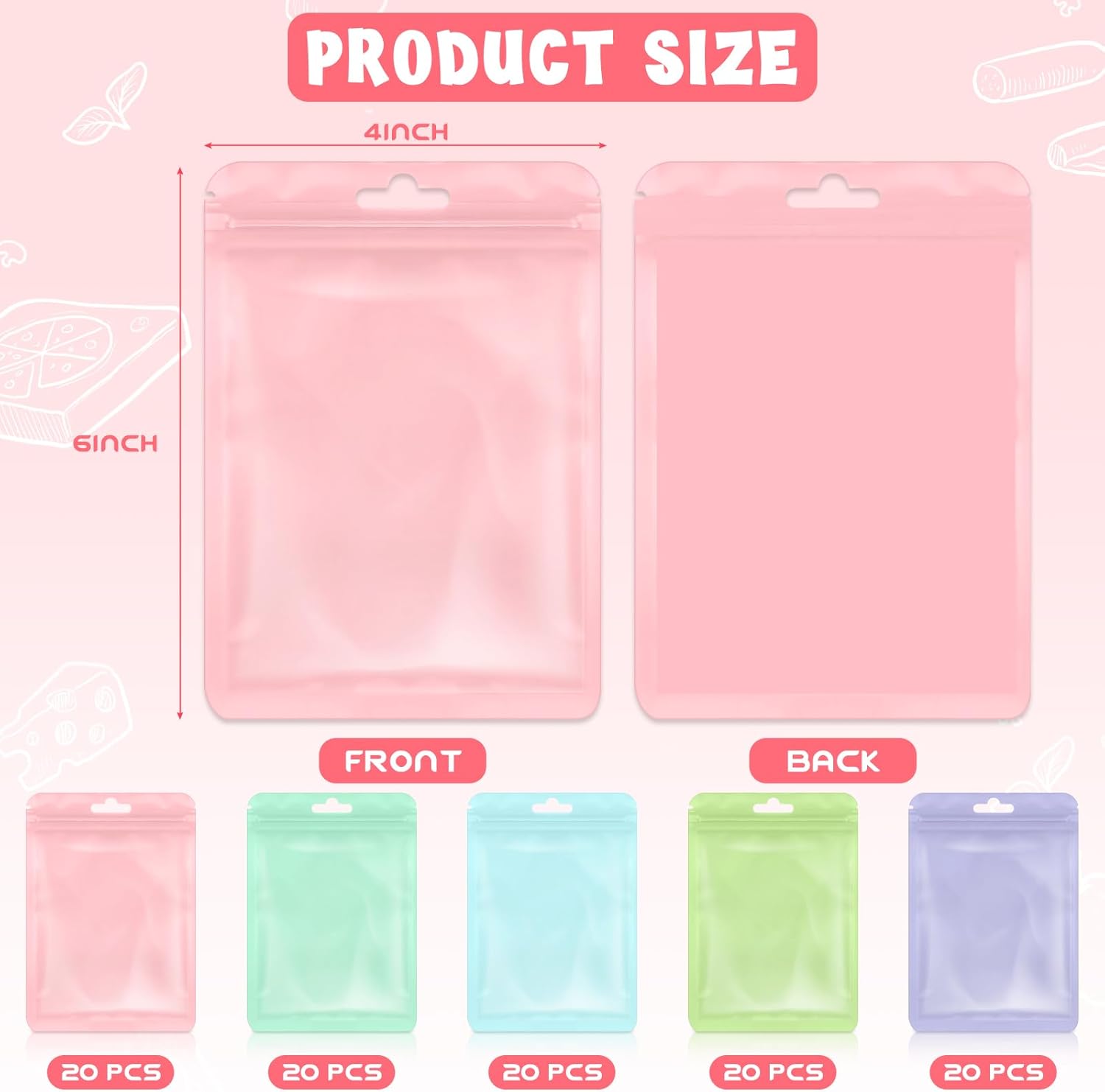 Resealable Plastic Pouches - Image 3