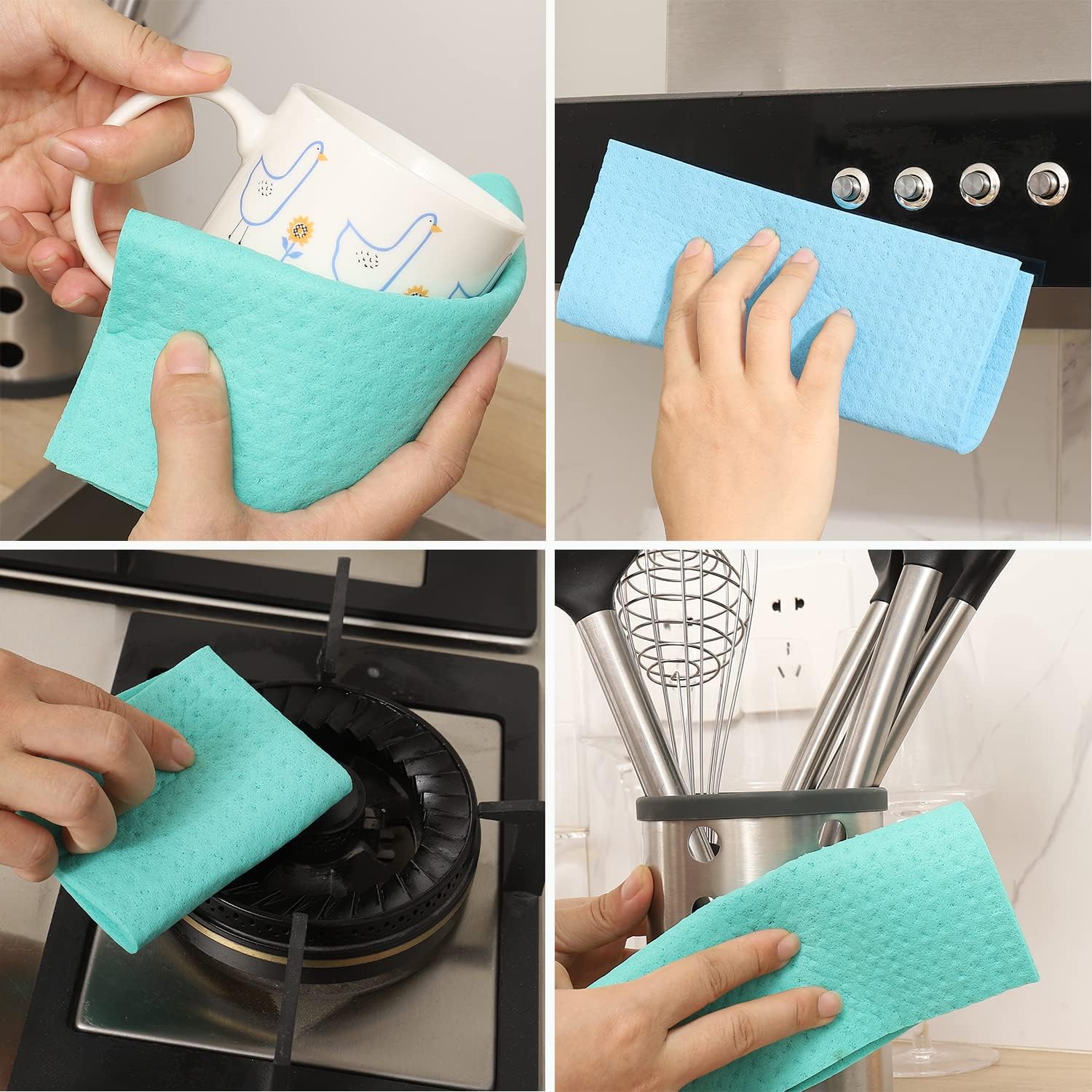 METUUTER Reusable Kitchen Dishcloths - Image 7