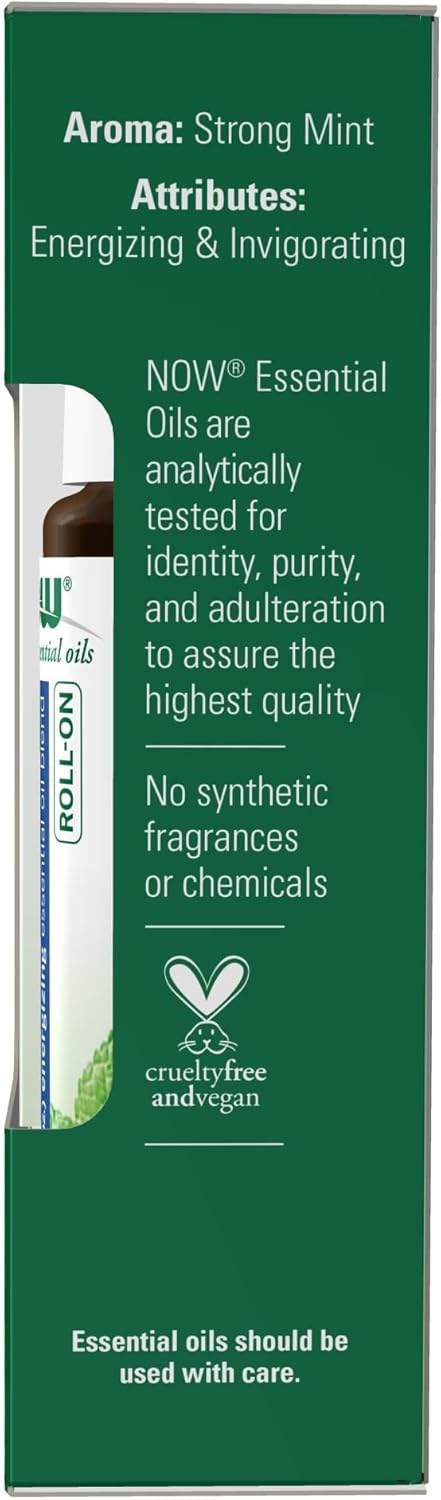 NOW Foods Peppermint Roll-On Essential Oil - Image 4