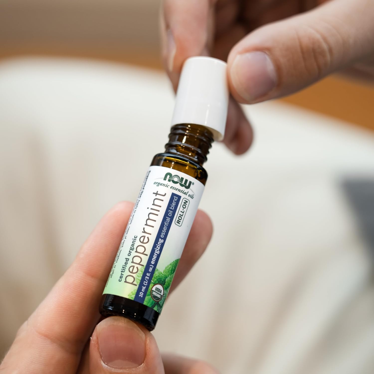 NOW Foods Peppermint Roll-On Essential Oil - Image 8