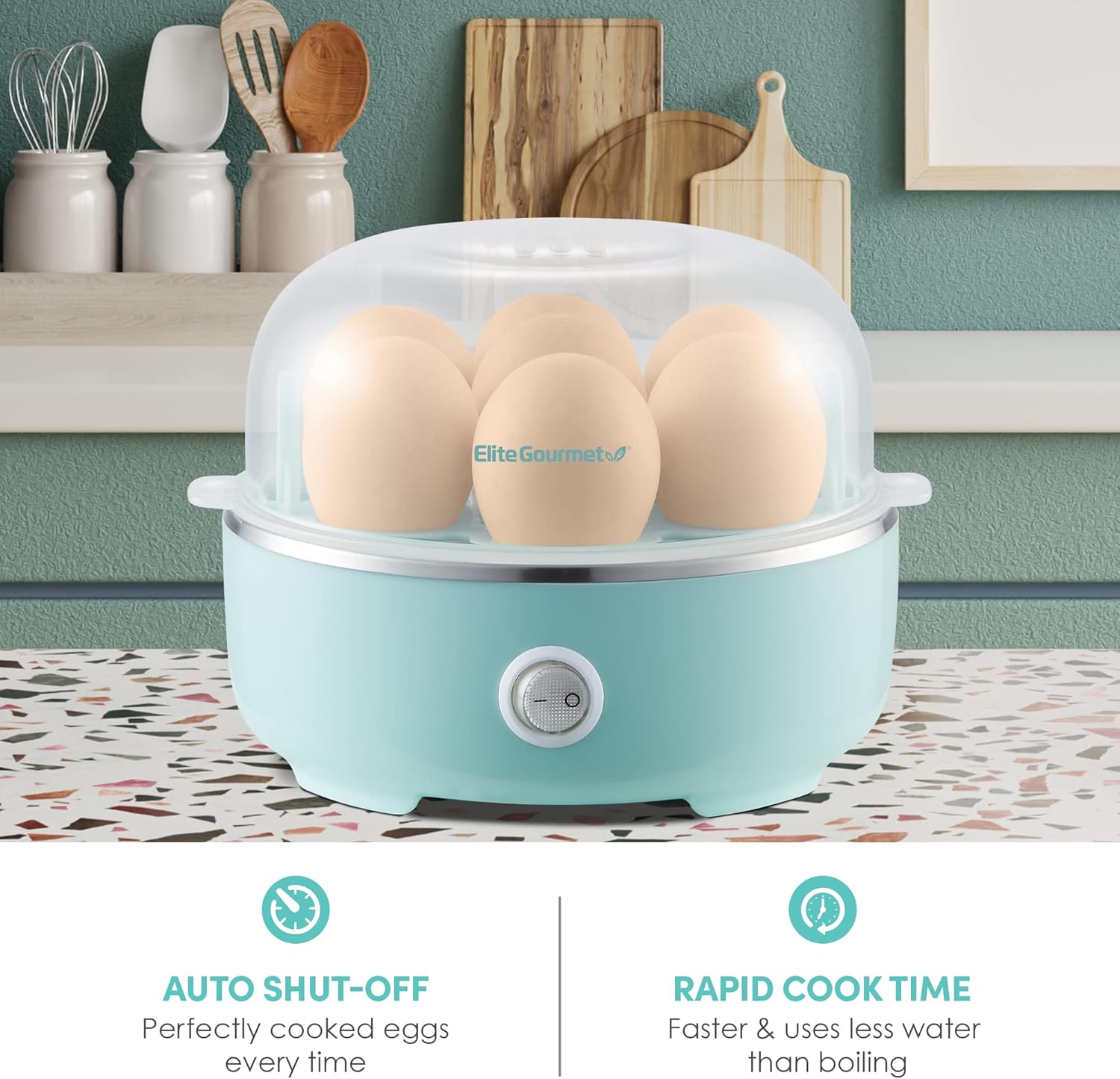 Electric Egg Cooker with 7-Egg Capacity and Auto Shut-Off - Image 4