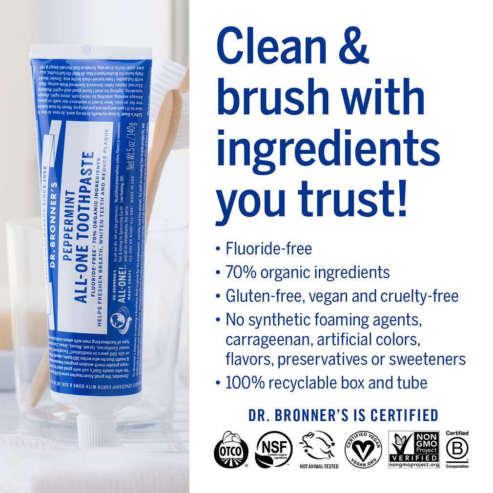 Dr. Bronner's All-One Toothpaste - Image 3