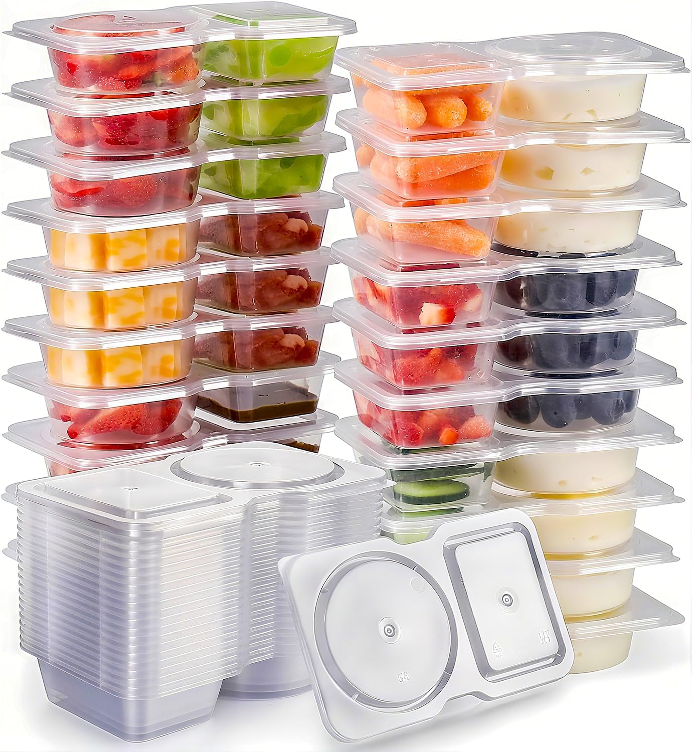 Reusable Snack Containers with Lids - Image 2