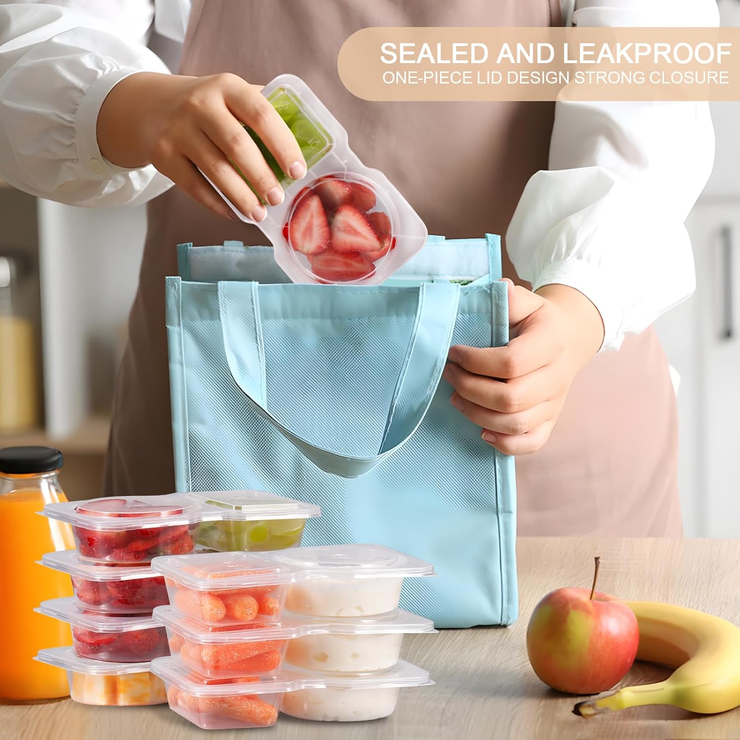 Reusable Snack Containers with Lids - Image 7