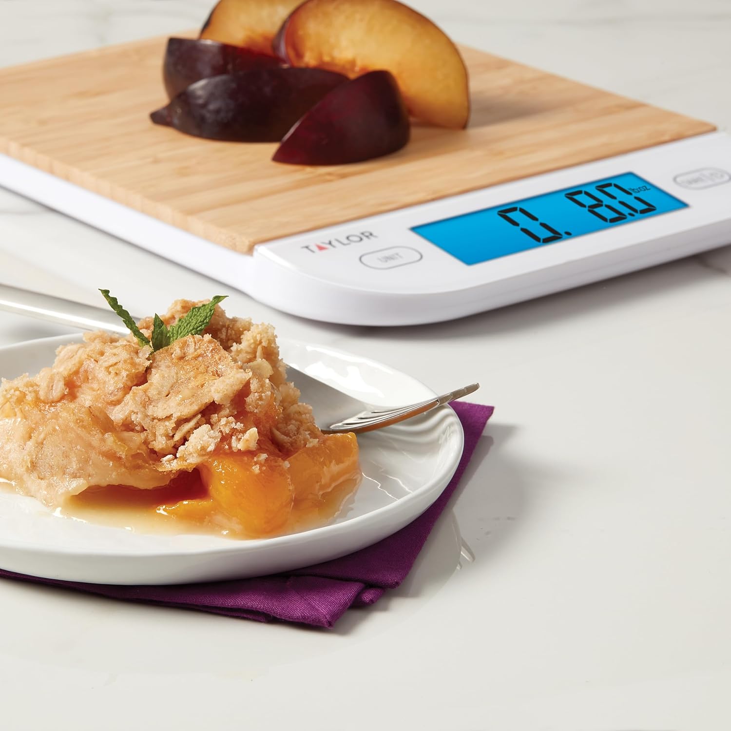 Taylor Bamboo Kitchen Scale - Image 6