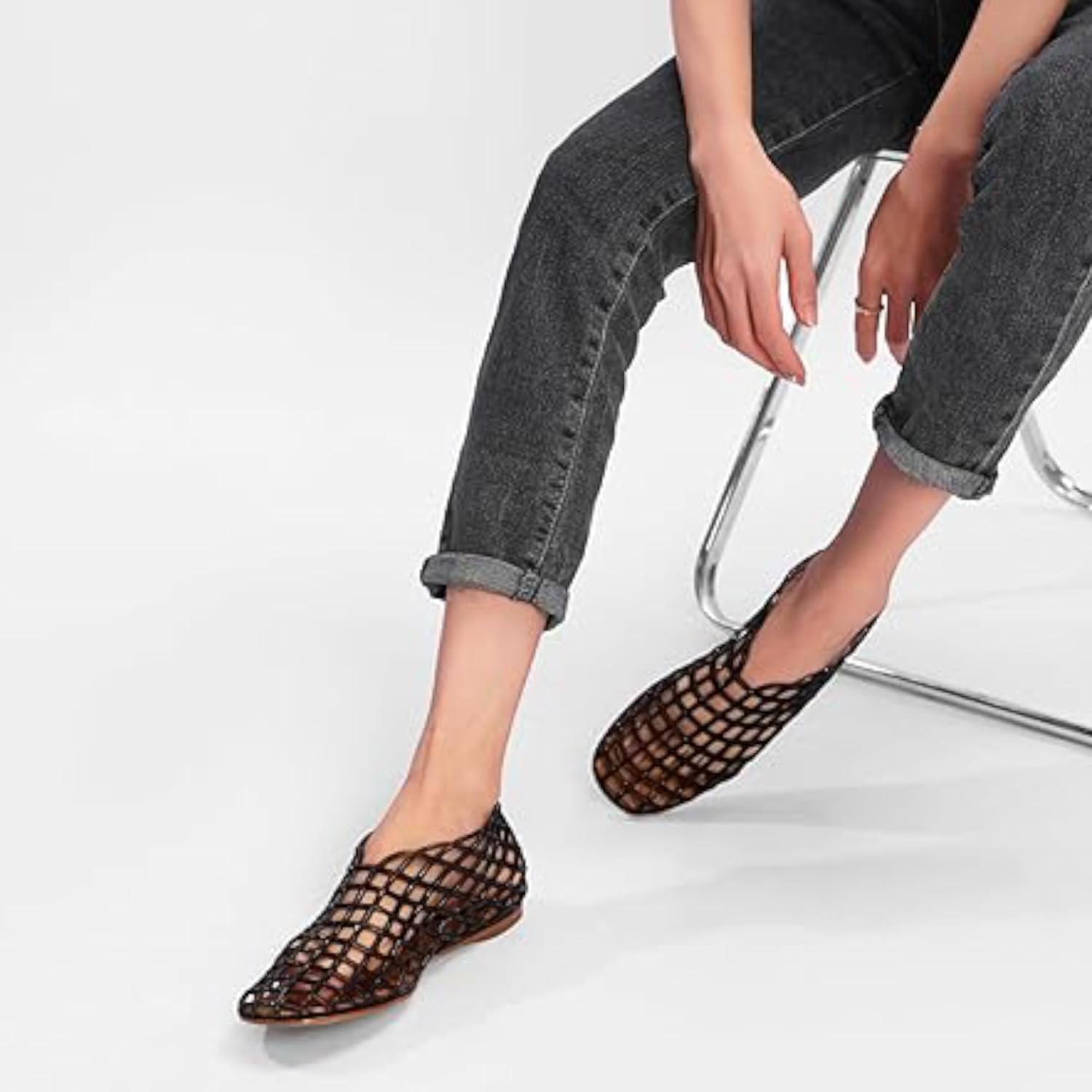 Clear Jelly Ballet Flats - Image 6