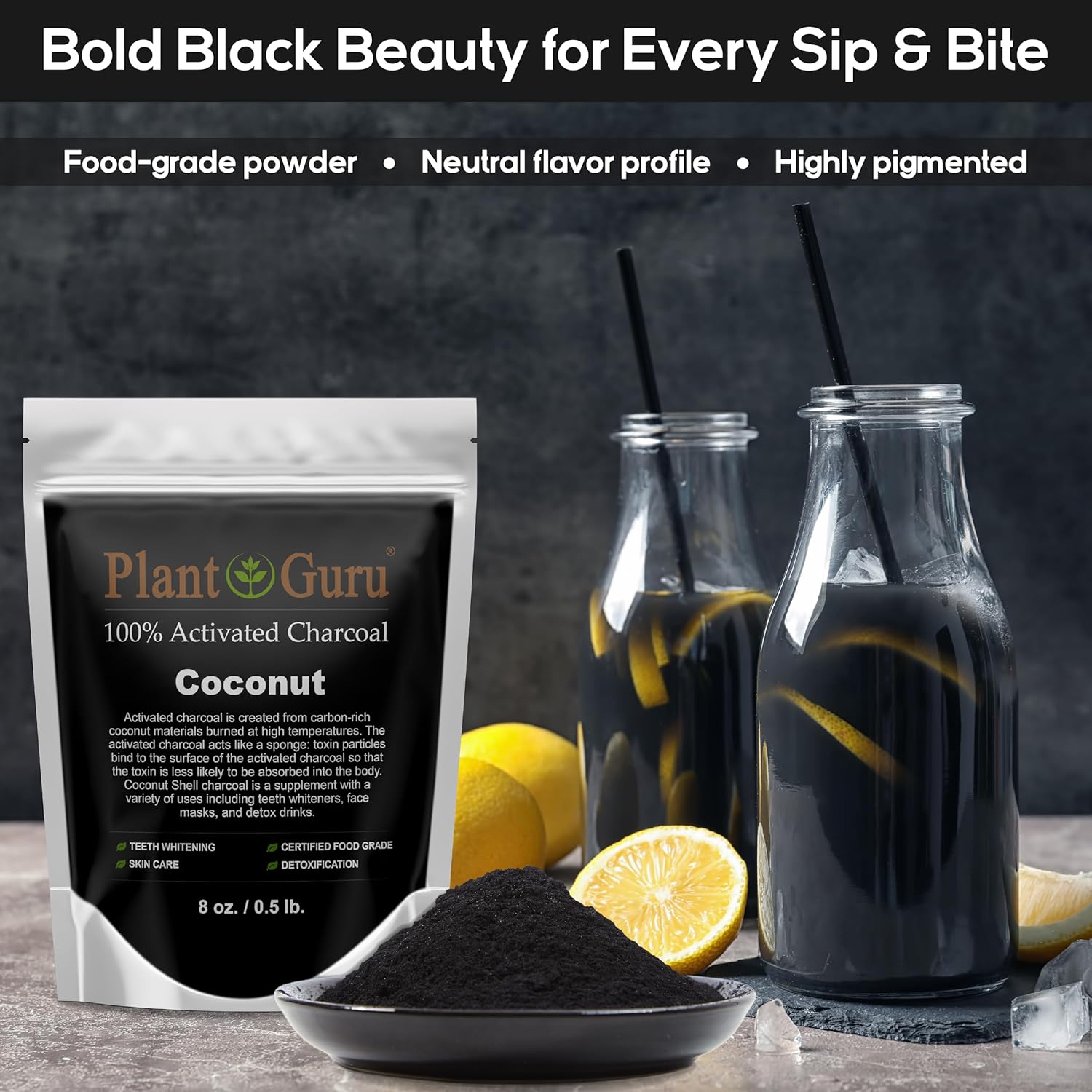 Activated Charcoal Powder for Teeth Whitening and Detoxification - Image 6