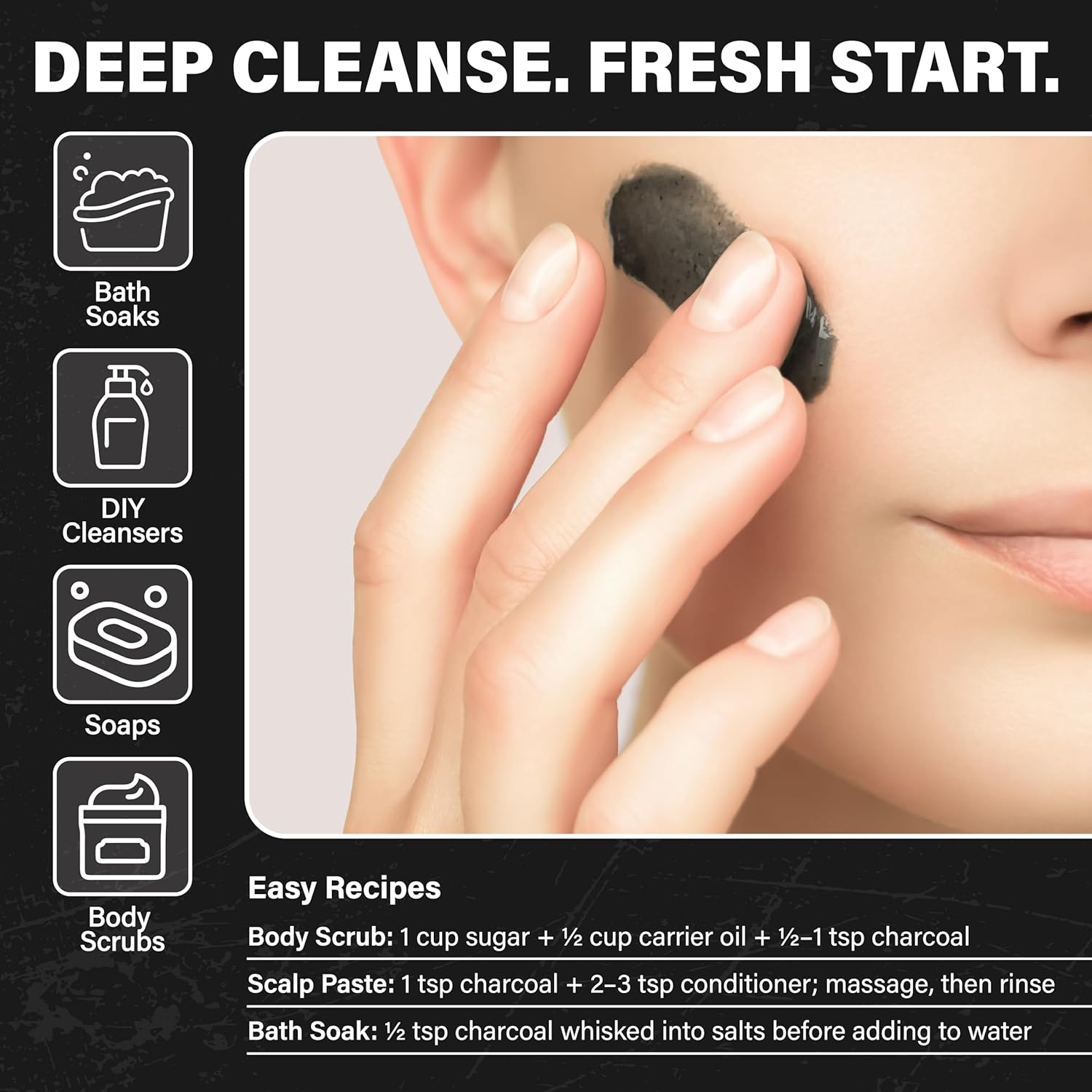 Activated Charcoal Powder for Teeth Whitening and Detoxification - Image 7