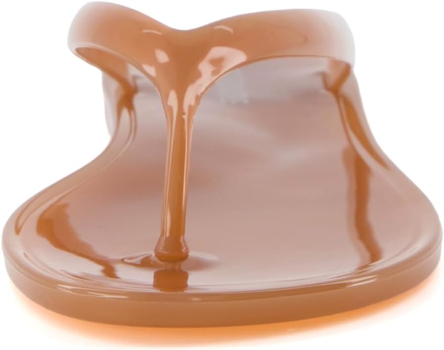 CUSHIONAIRE Splash Jelly Flip Flops for Women - Image 4