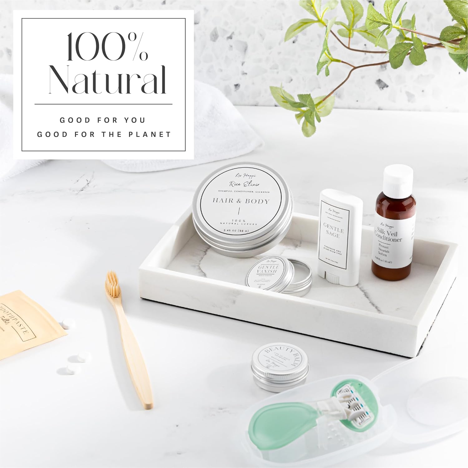 Luxury Spa Natural Organic Convenience Kit - Image 10