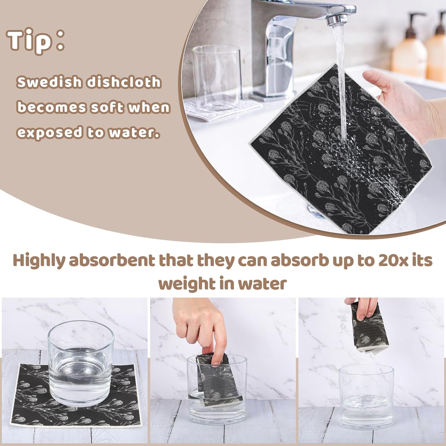 Swedish Dishcloths for Kitchen Cleaning - Image 4