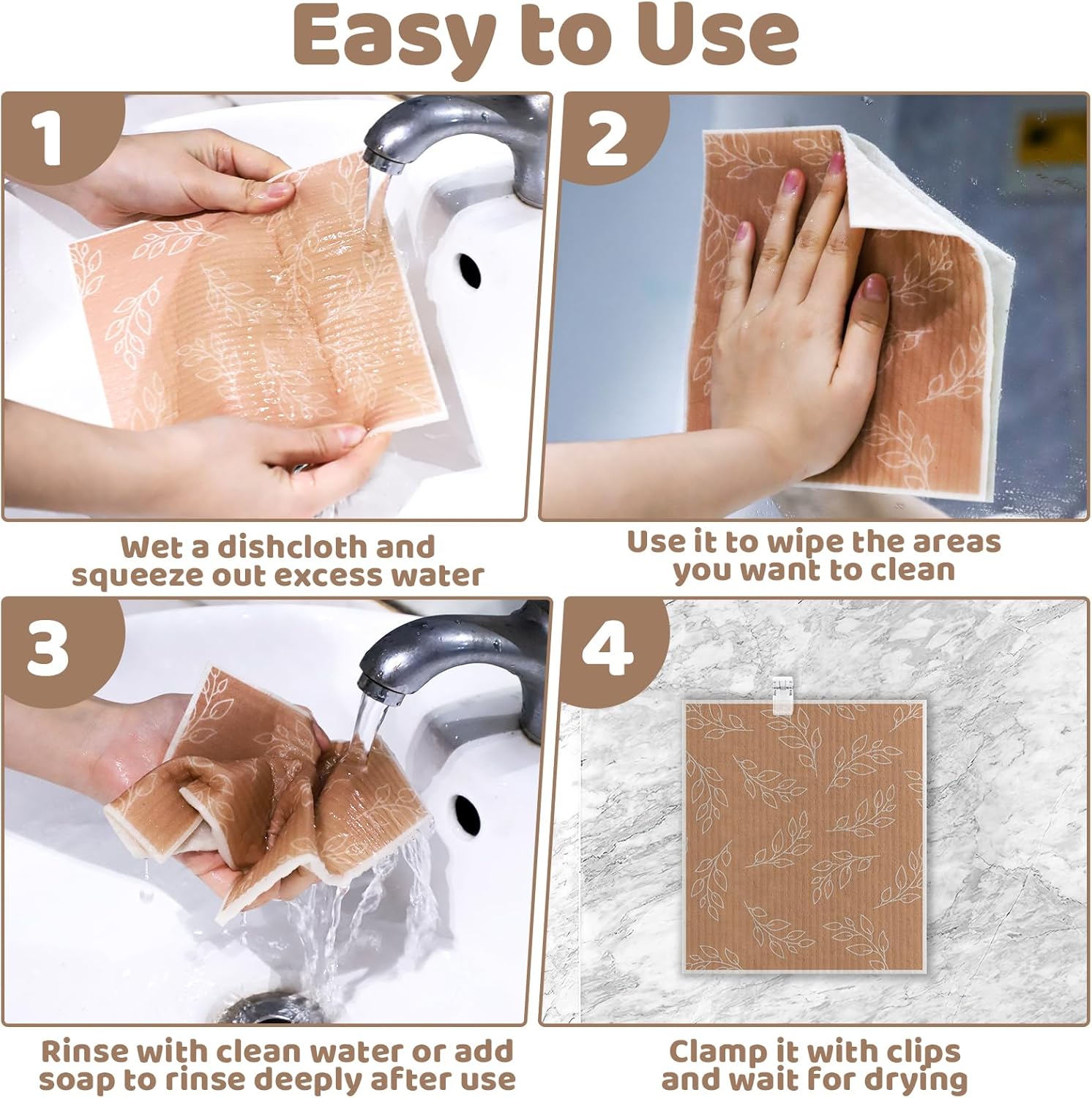 Swedish Dishcloths for Kitchen Cleaning - Image 7