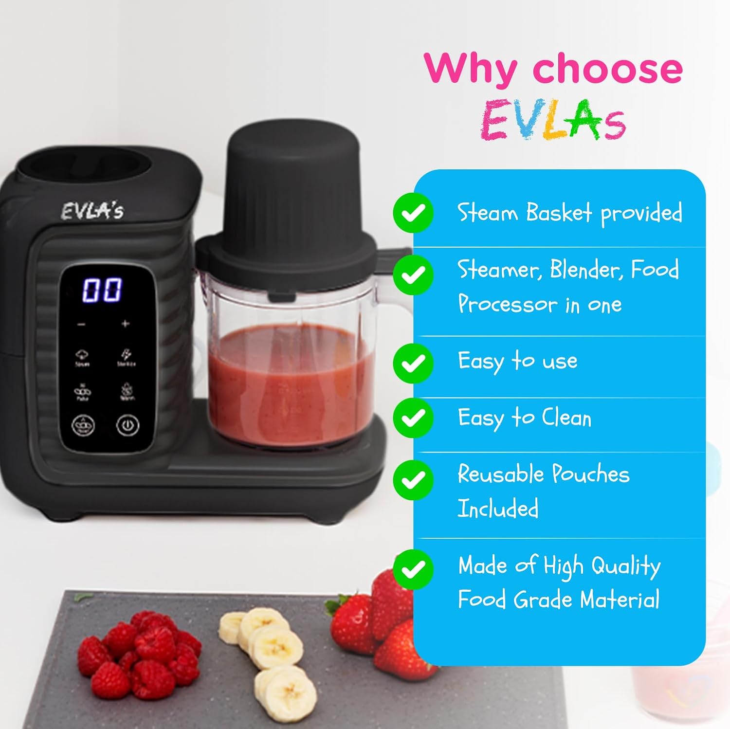EVLA'S Double Baby Food Maker - Image 3