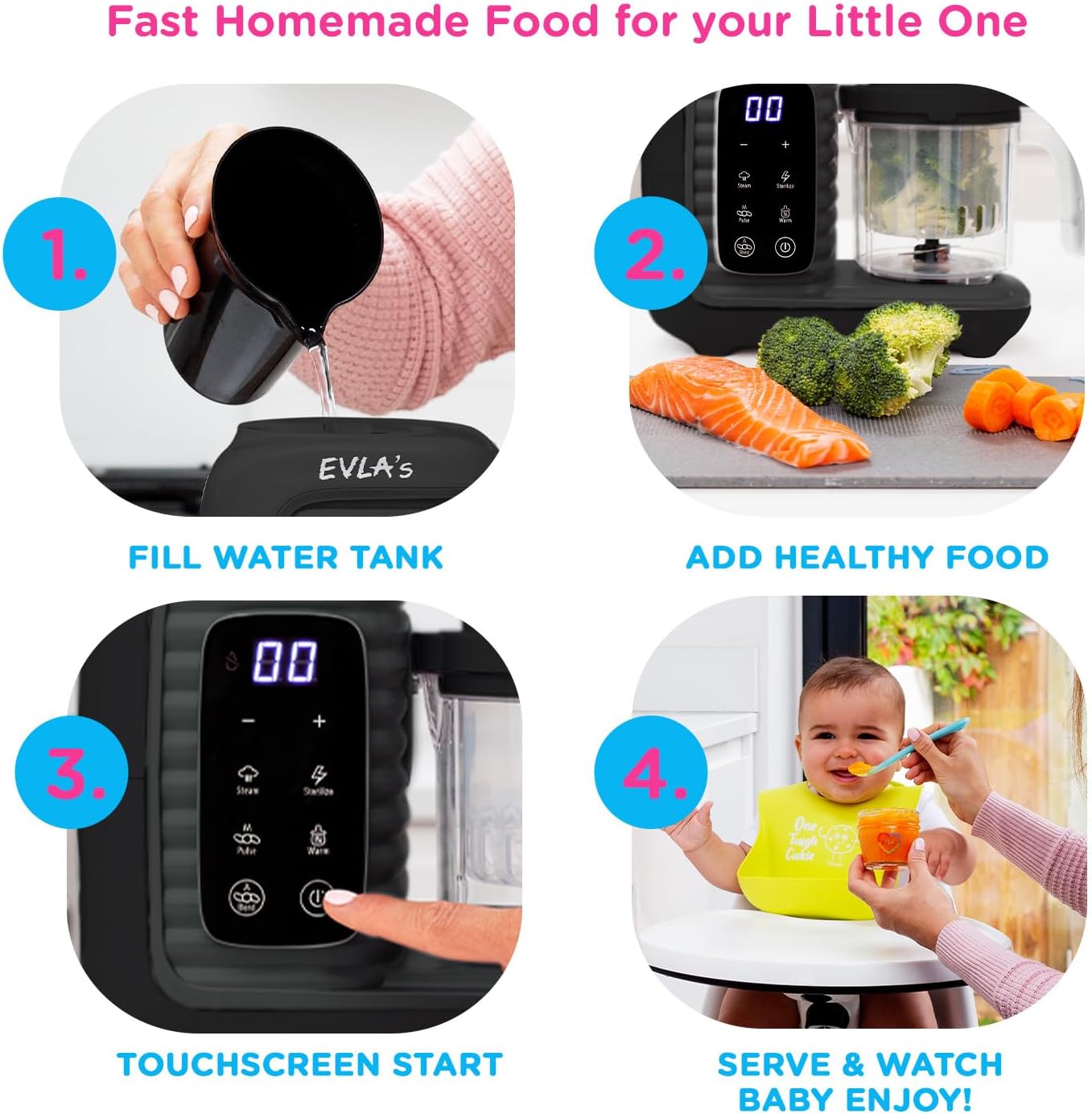 EVLA'S Double Baby Food Maker - Image 7